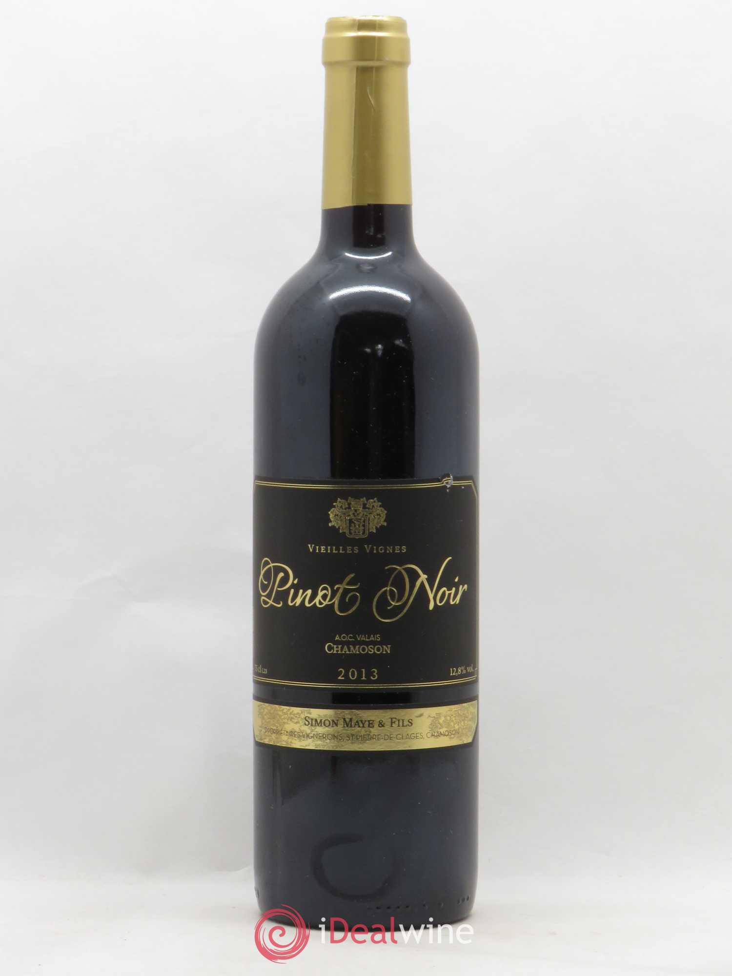Valais Chamoson Pinot noir Vieilles Vignes Simon Maye 2013 - Posten von 1 Flasche - 0