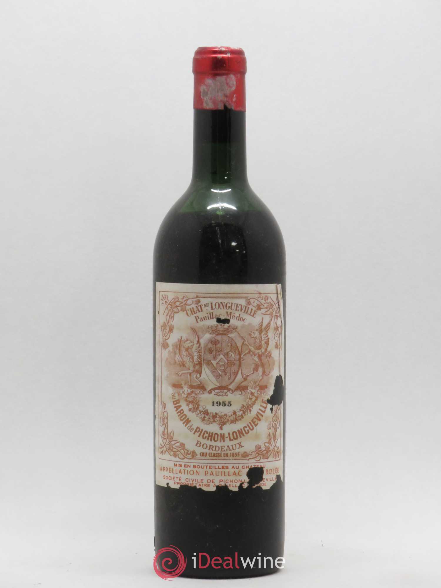 Pichon Longueville Baron 2ème Grand Cru Classé 1955 - Lot of 1 bottle - 0