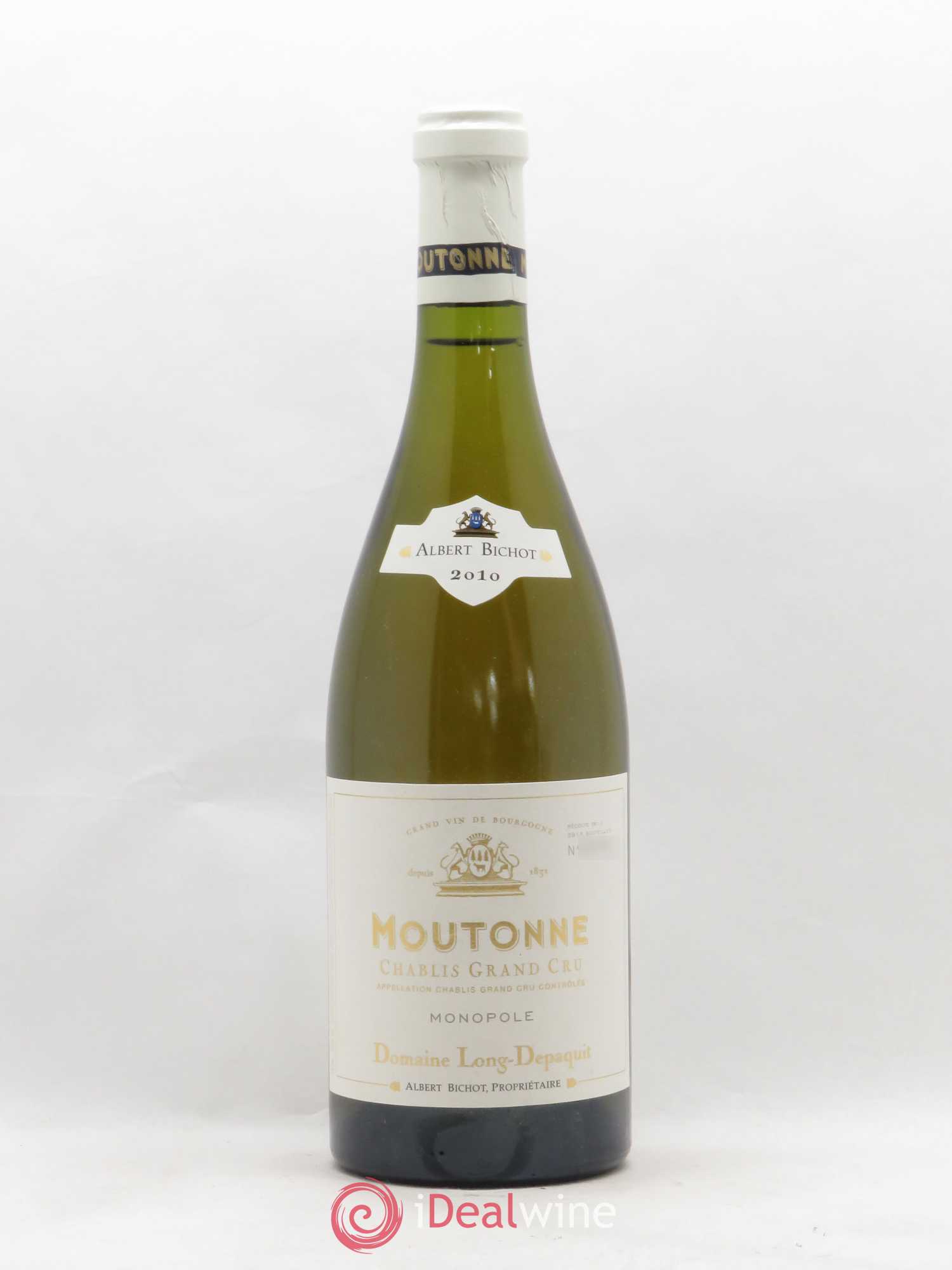 Chablis Grand Cru Moutonne Long Depaquit - Albert Bichot (Domaine) 2010 - Lot of 1 bottle - 0