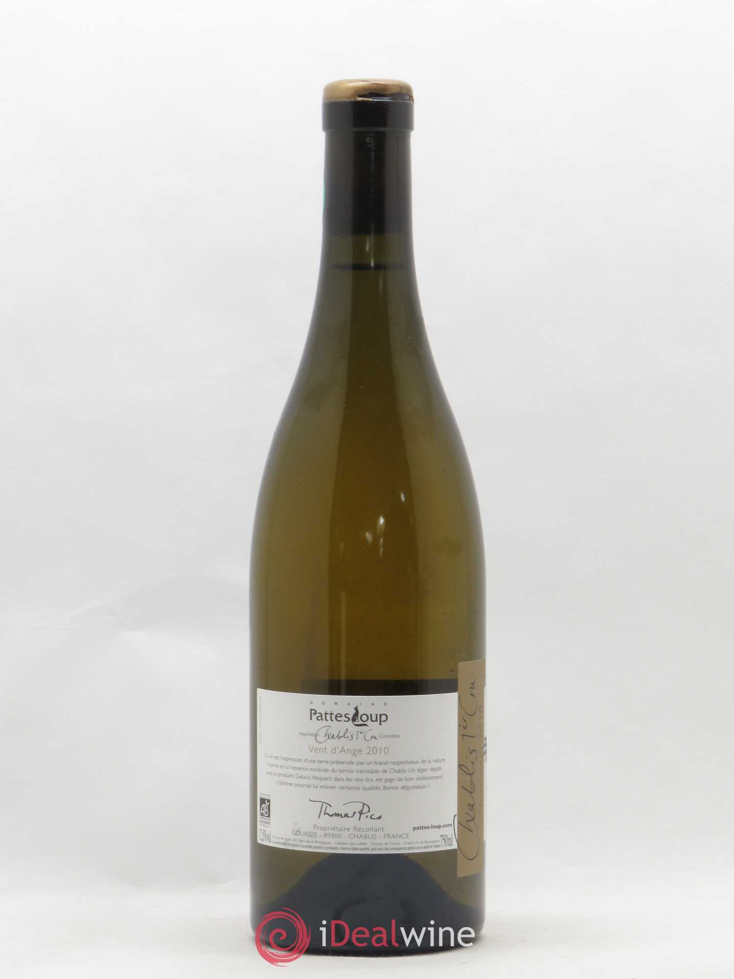 Chablis 1er Cru Montmain Pattes Loup (Domaine) 2010 - Lot de 1 bouteille - 1