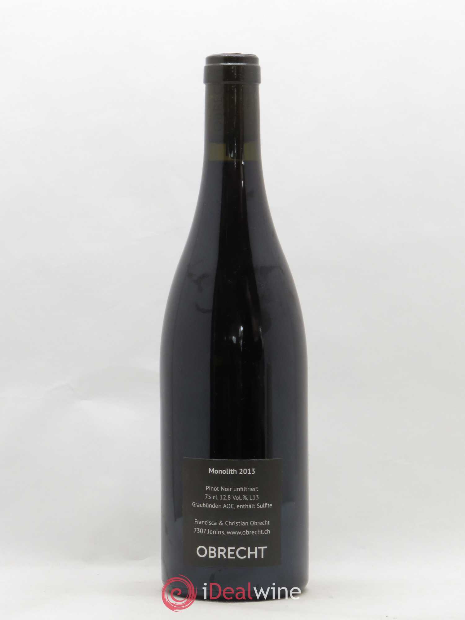 Vins Etrangers Graubünden Pinot Noir Monolith Obrecht 2013 - Posten von 1 Flasche - 1