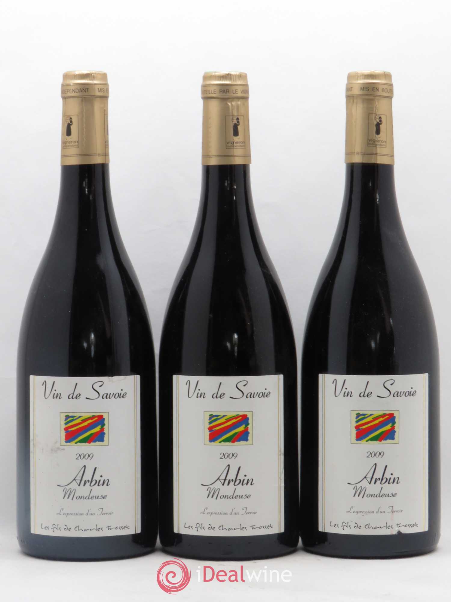 Vin de Savoie Arbin L'Expression d'un Terroir Les fils de Charles Trosset 2009 - Lotto di 3 bottiglie - 0