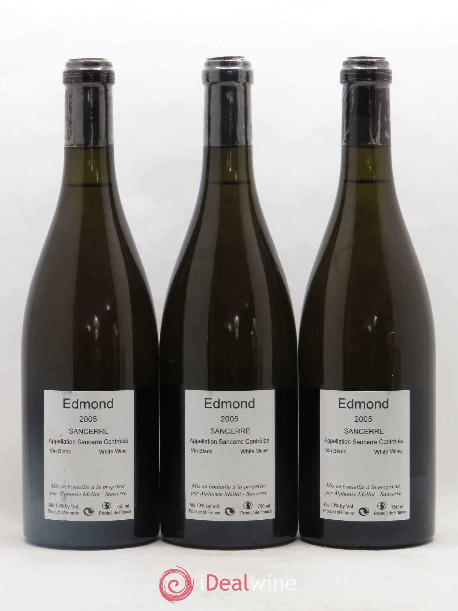 Sancerre Cuvée Edmond Alphonse Mellot 2005 - Lot de 3 bouteilles - 1