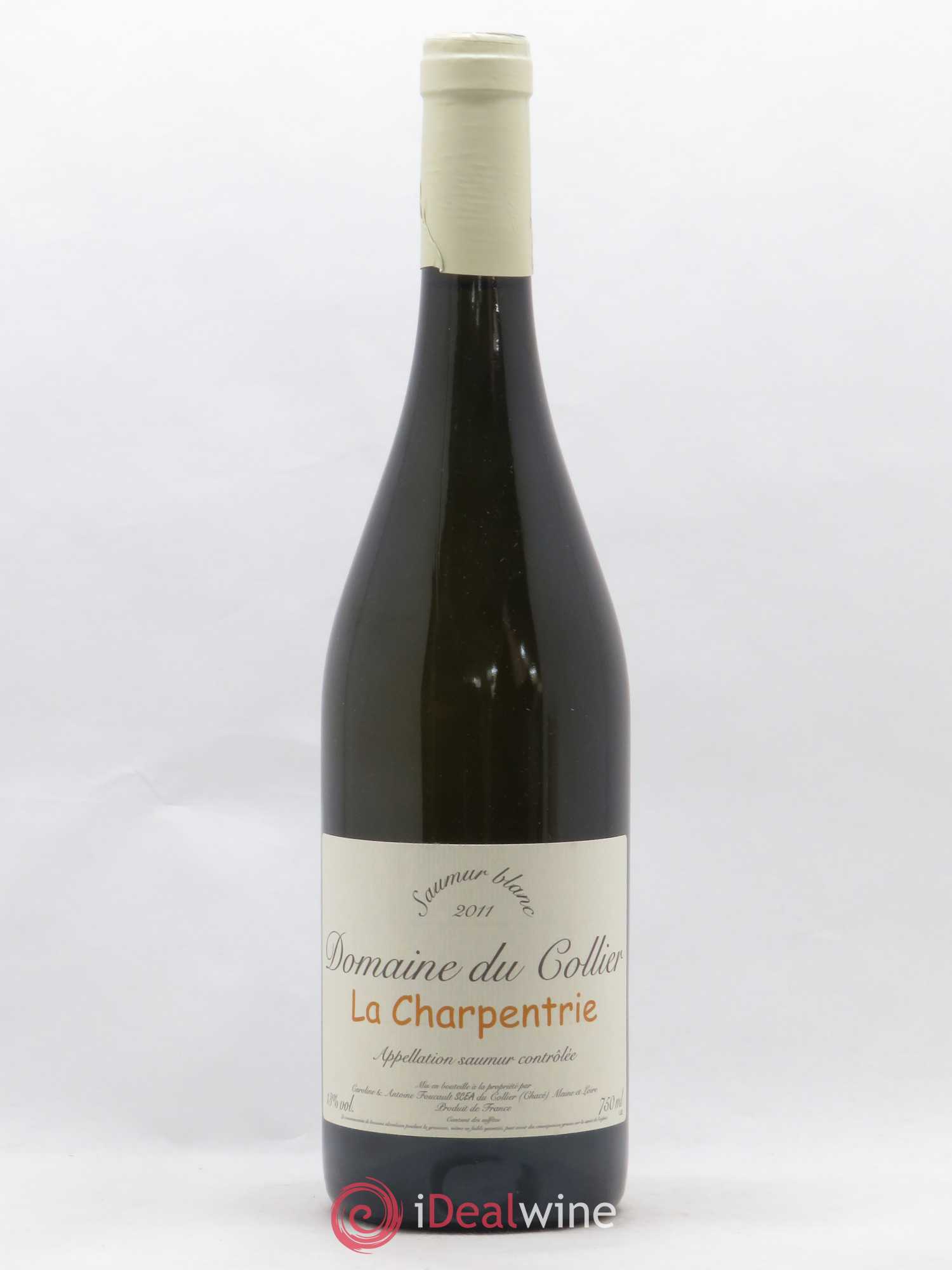 Saumur La Charpentrie Domaine du Collier 2011 - Lot de 1 bouteille - 0