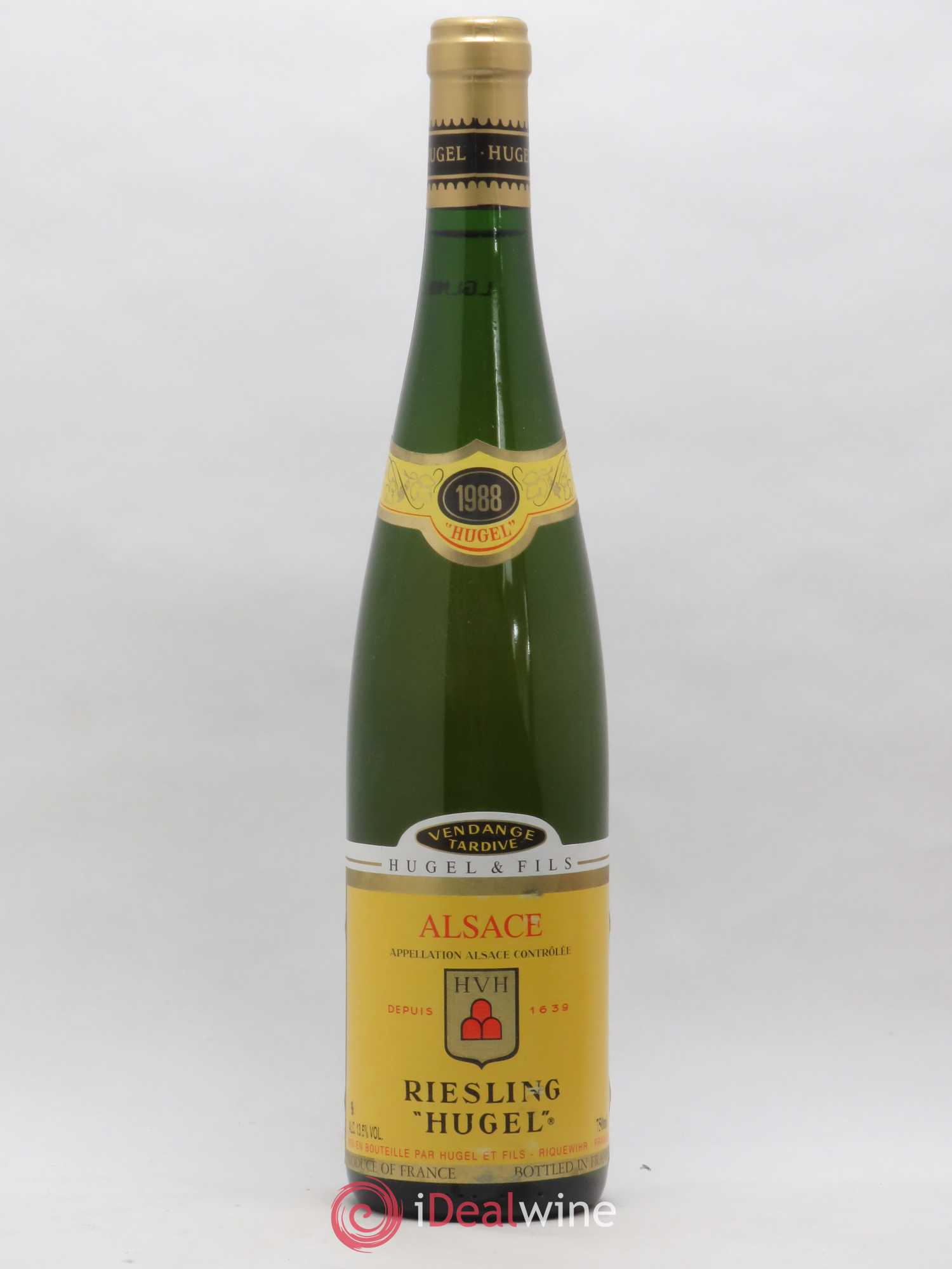 Riesling Vendanges Tardives Hugel (Domaine) 1988 - Lotto di 1 bottiglia - 0