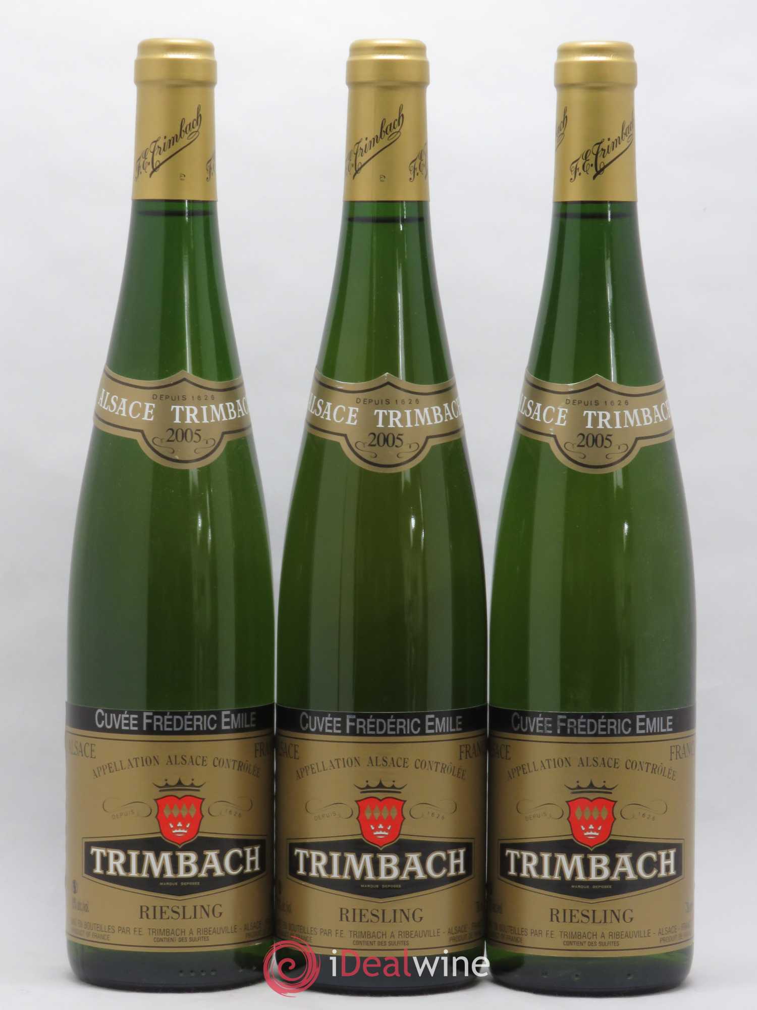 Alsace Riesling Cuvée Frédéric Emile Trimbach (Domaine) 2005 - Lot de 3 bouteilles - 0