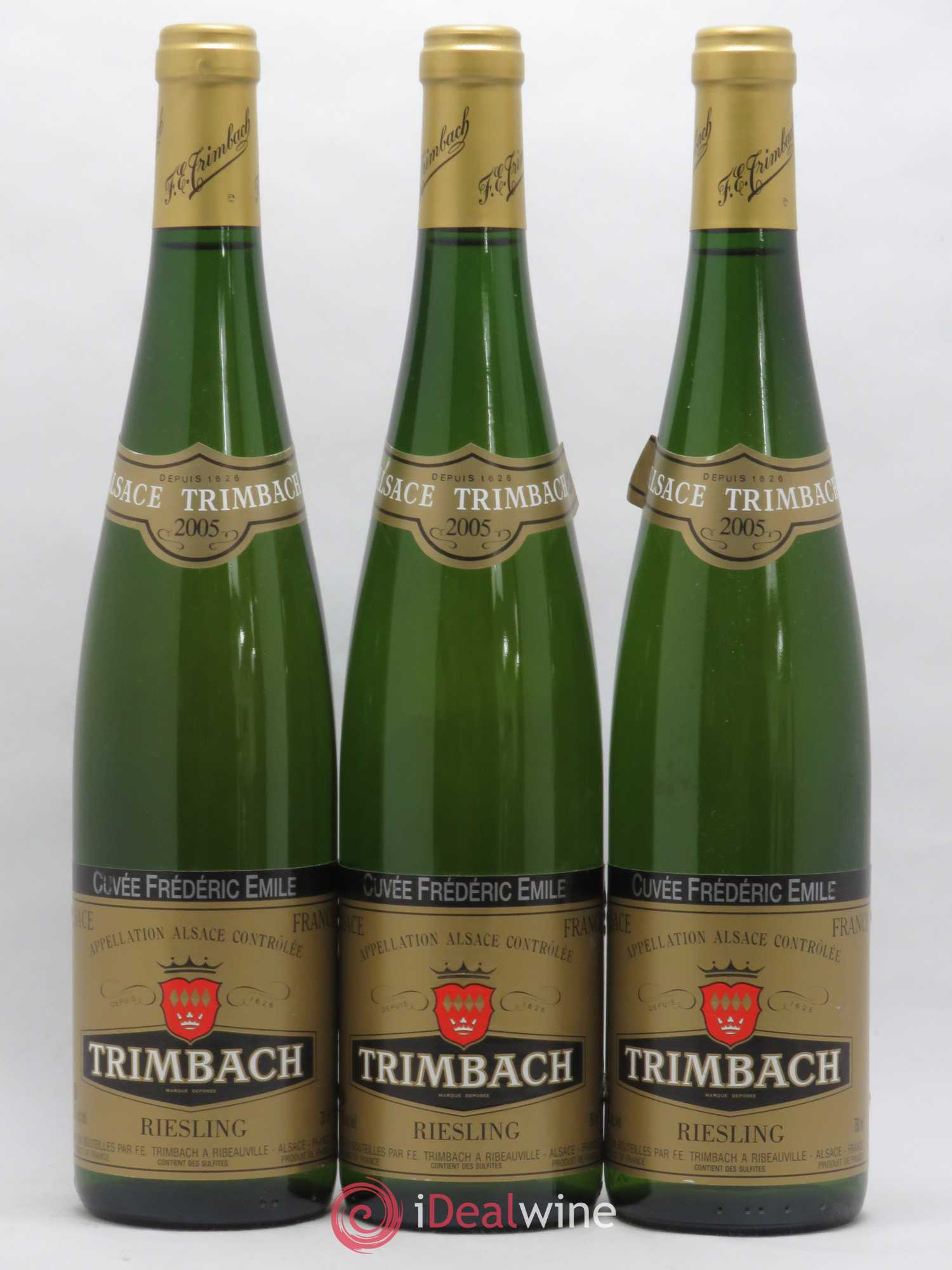 Alsace Riesling Cuvée Frédéric Emile Trimbach (Domaine) 2005 - Lot de 3 bouteilles - 0