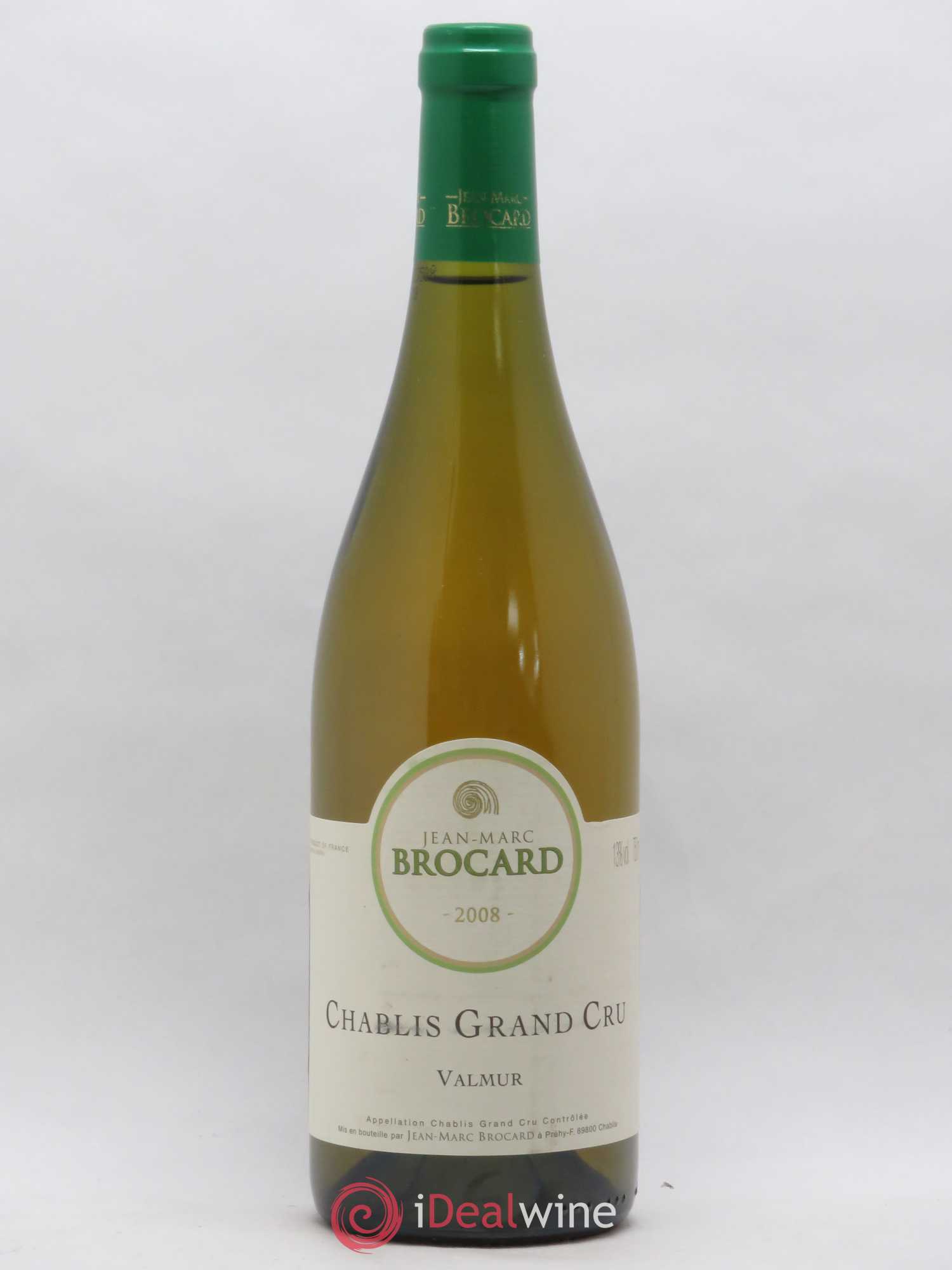 Chablis Grand Cru Valmur Brocard 2008 - Posten von 1 Flasche - 0