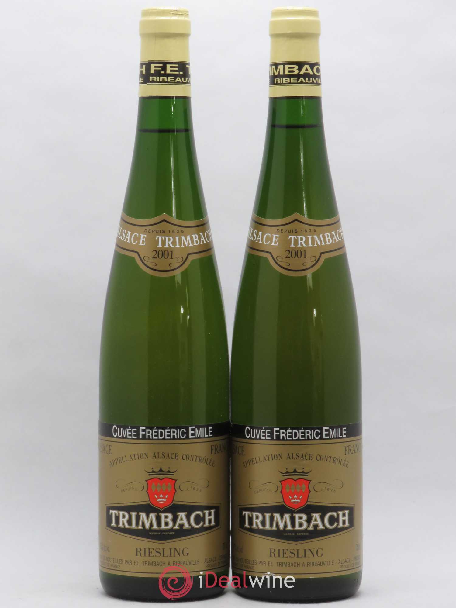 Alsace Riesling Cuvée Frédéric Emile Trimbach (Domaine) 2001 - Lot de 2 bouteilles - 0
