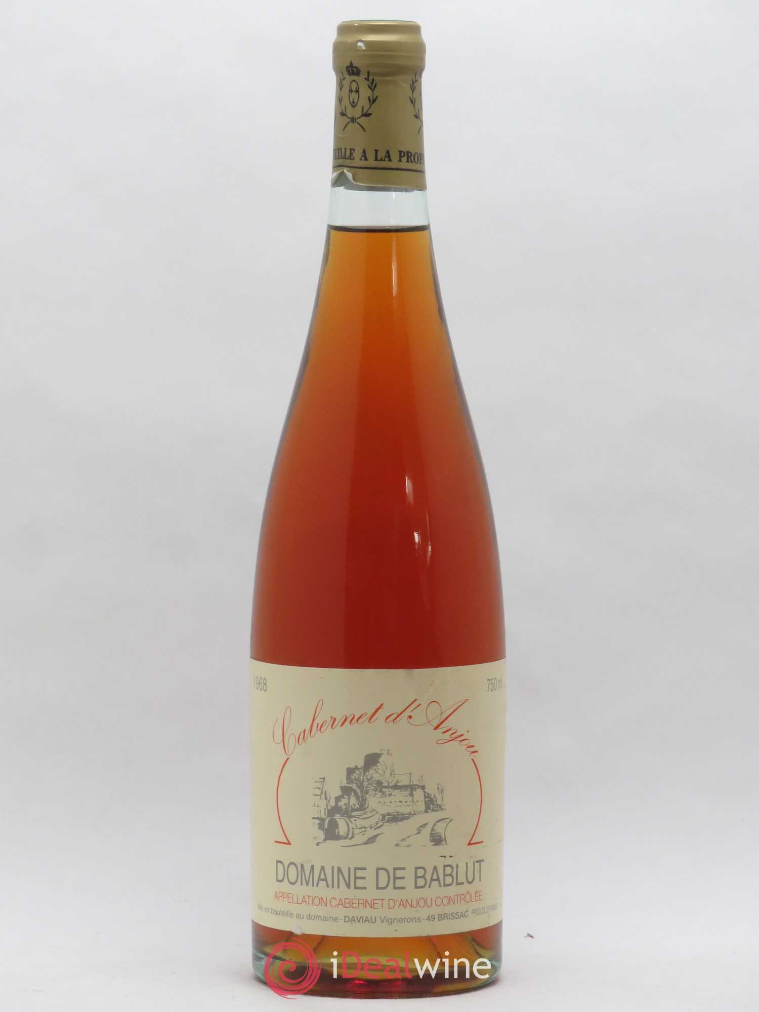 Vin de France Cabernet d'Anjou Domaine de Balbut 1968 - Posten von 1 Flasche - 0