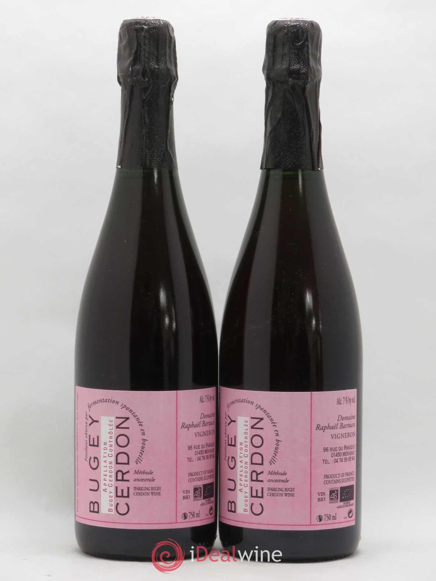 Bugey Cerdon Domaine Raphaël Bartucci - Lot de 2 bouteilles - 0