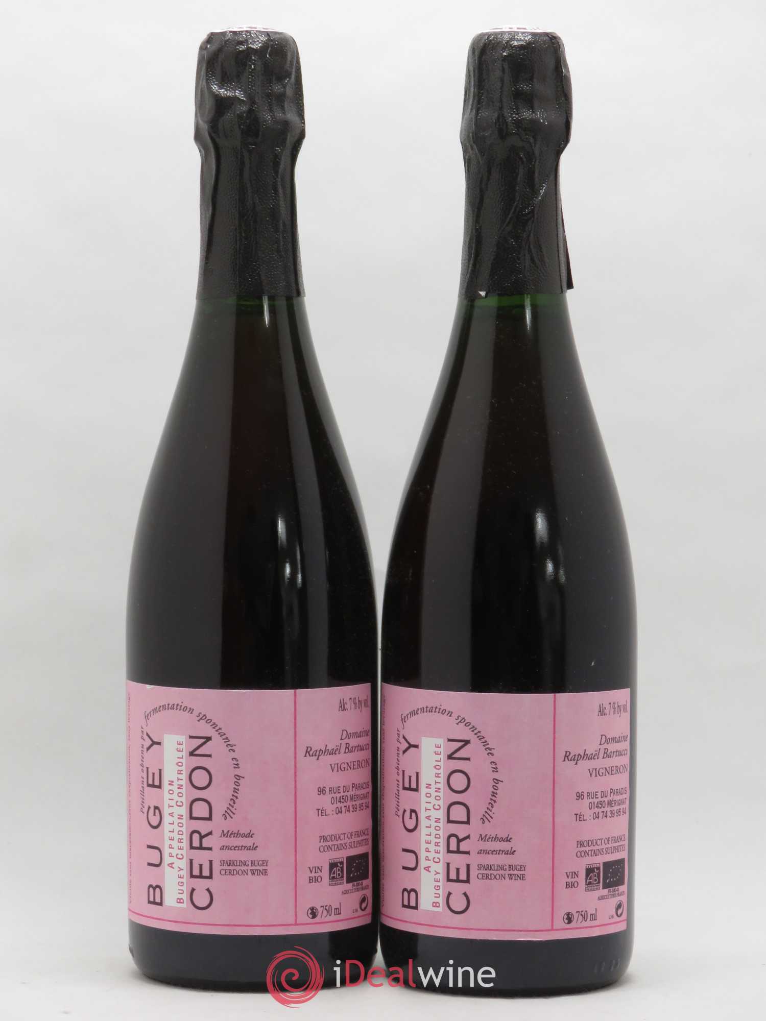 Bugey Cerdon Domaine Raphaël Bartucci - Lot de 2 bouteilles - 0
