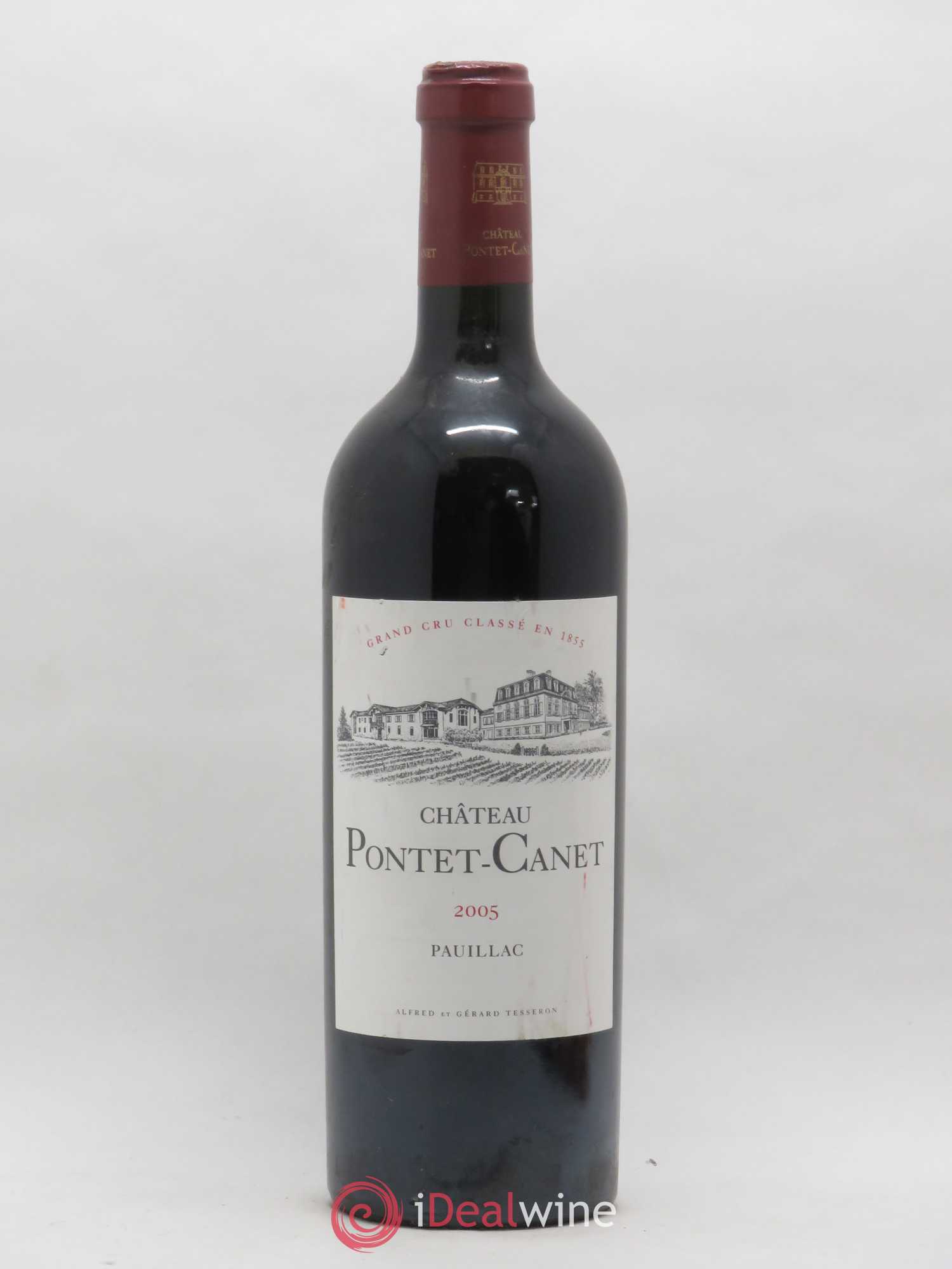 Château Pontet Canet 5ème Grand Cru Classé 2005 - Lot de 1 bouteille - 0