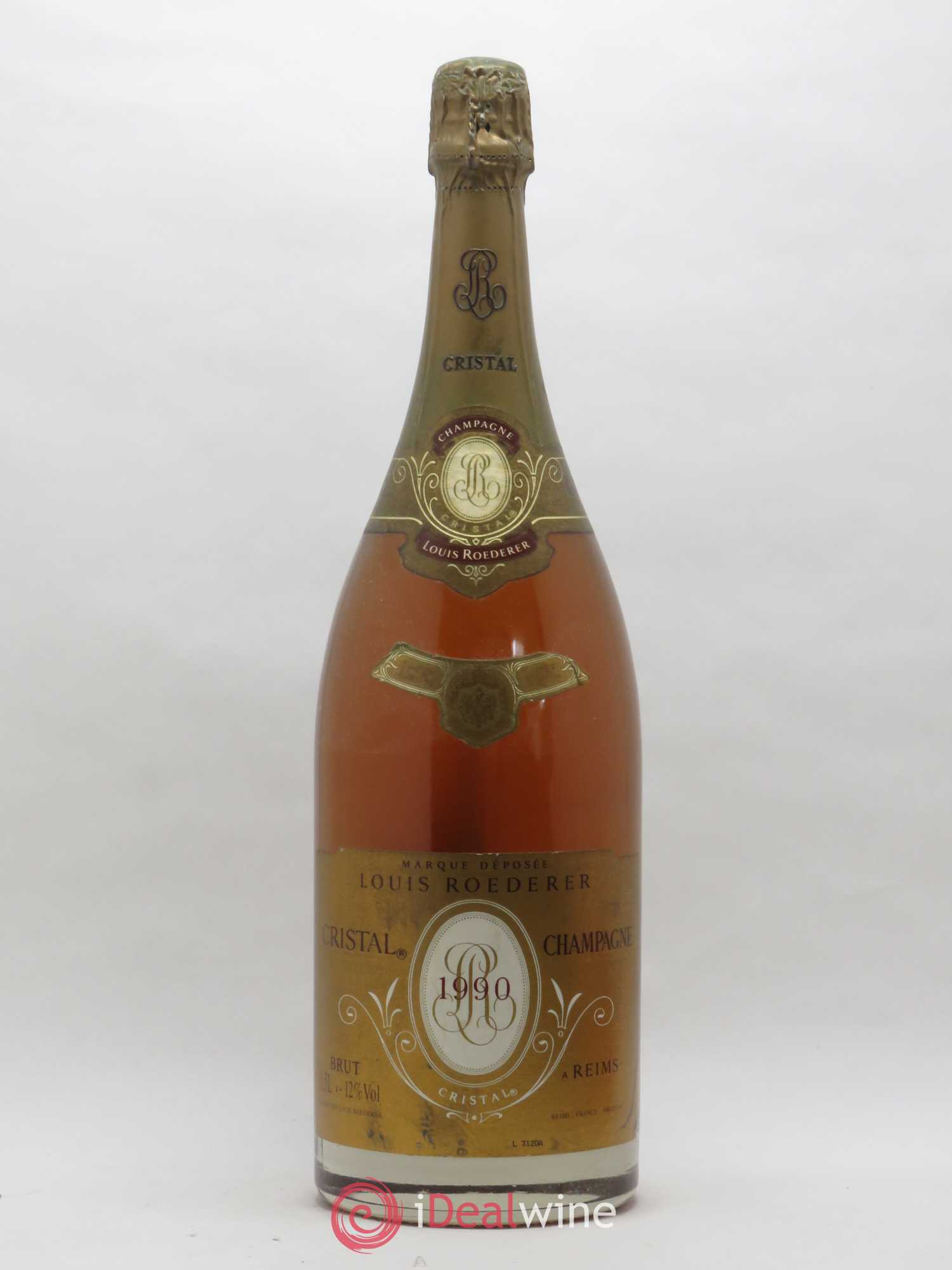 Cristal Louis Roederer 1990 - Lot de 1 magnum - 0