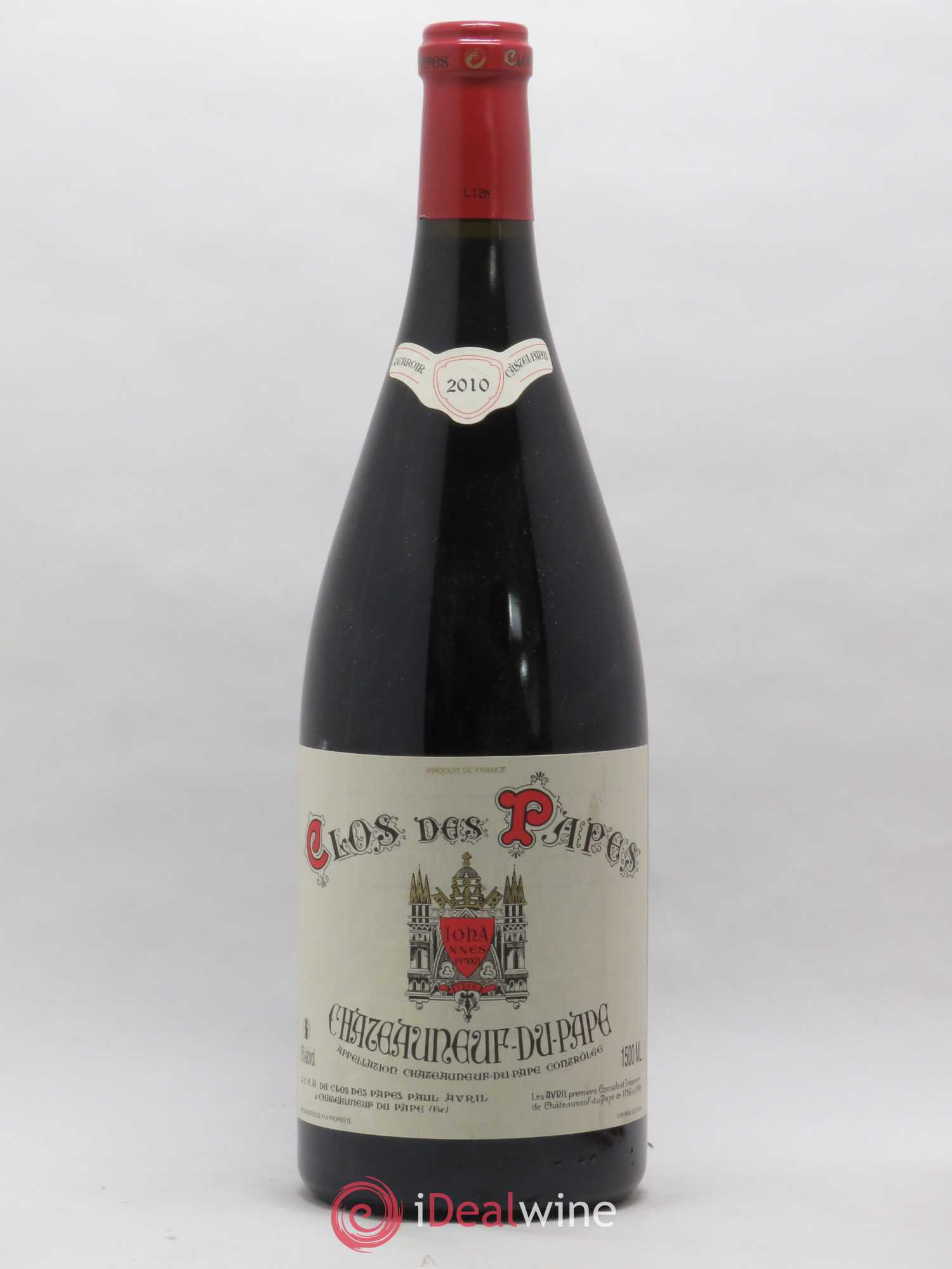 Châteauneuf-du-Pape Clos des Papes - Paul Avril 2010 - Lot de 1 magnum - 0
