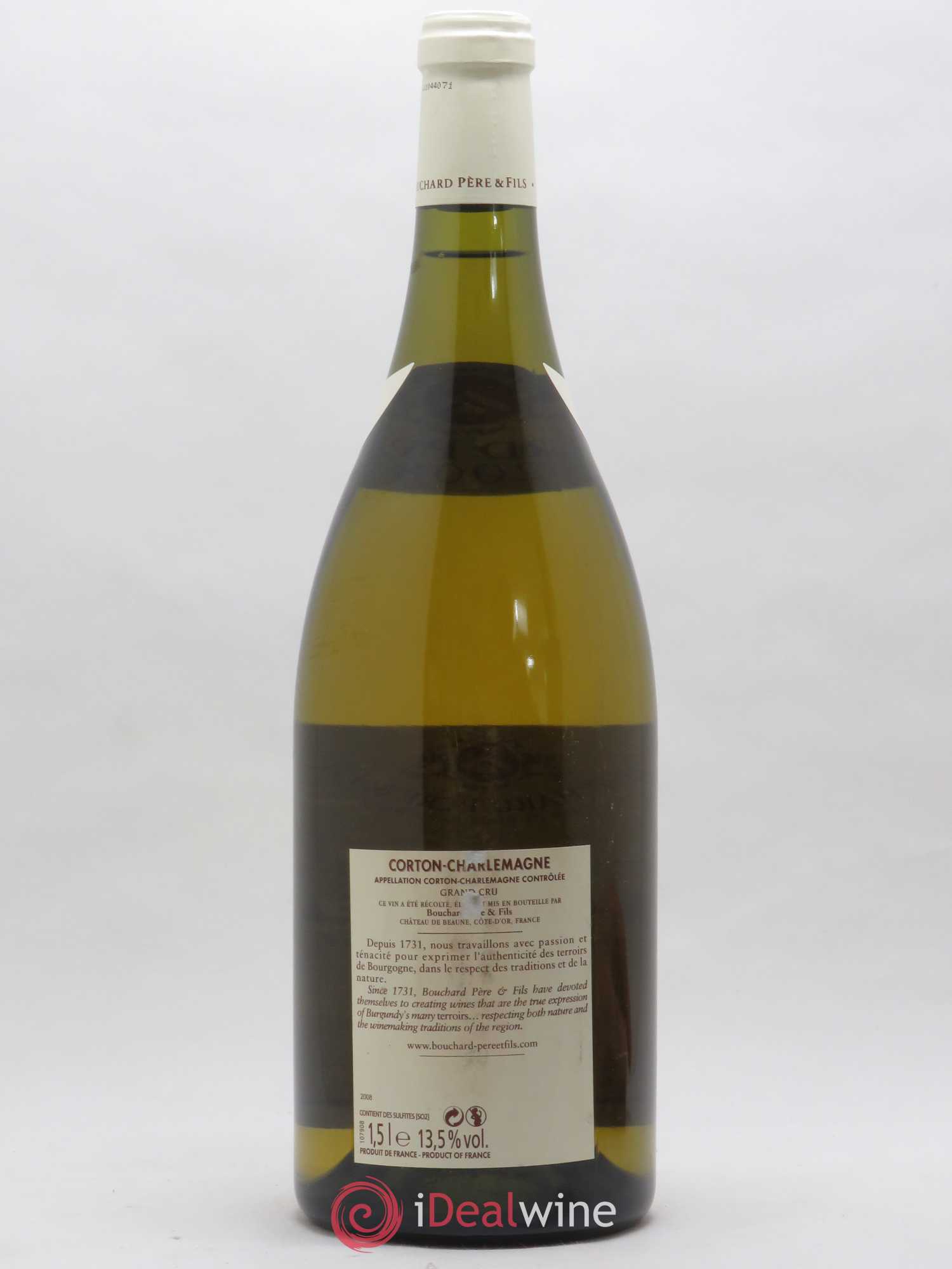 Corton-Charlemagne Grand Cru Bouchard Père & Fils 2008 - Lot de 1 magnum - 1
