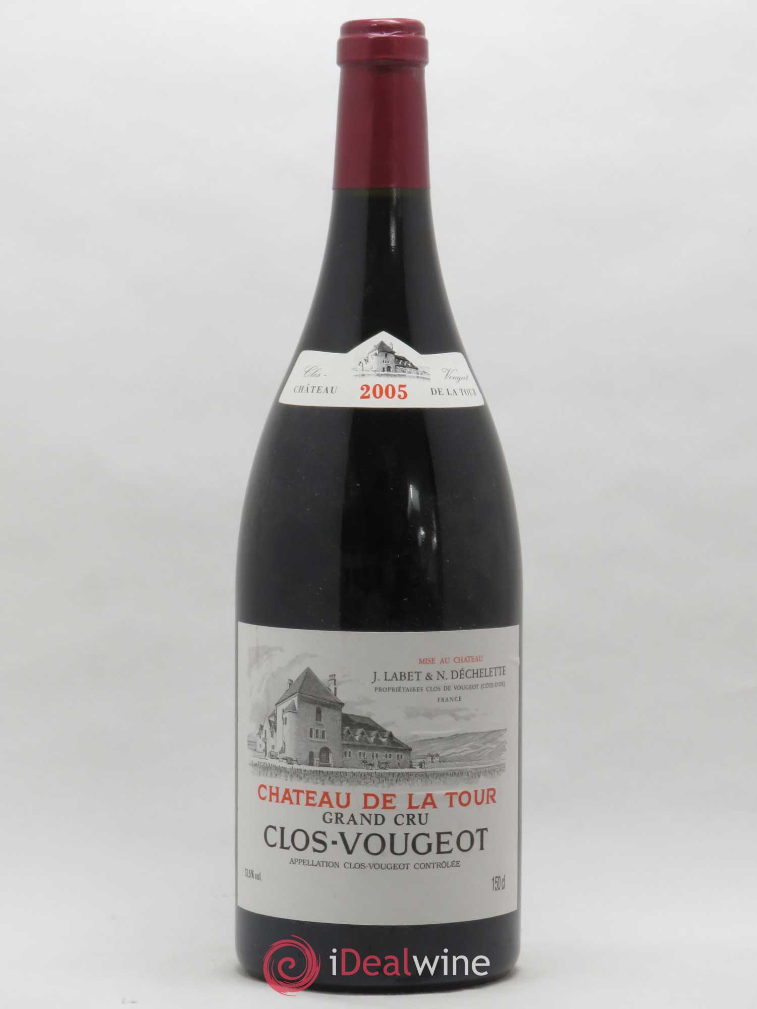 Clos de Vougeot Grand Cru Château de La Tour 2005 - Lot de 1 magnum - 0