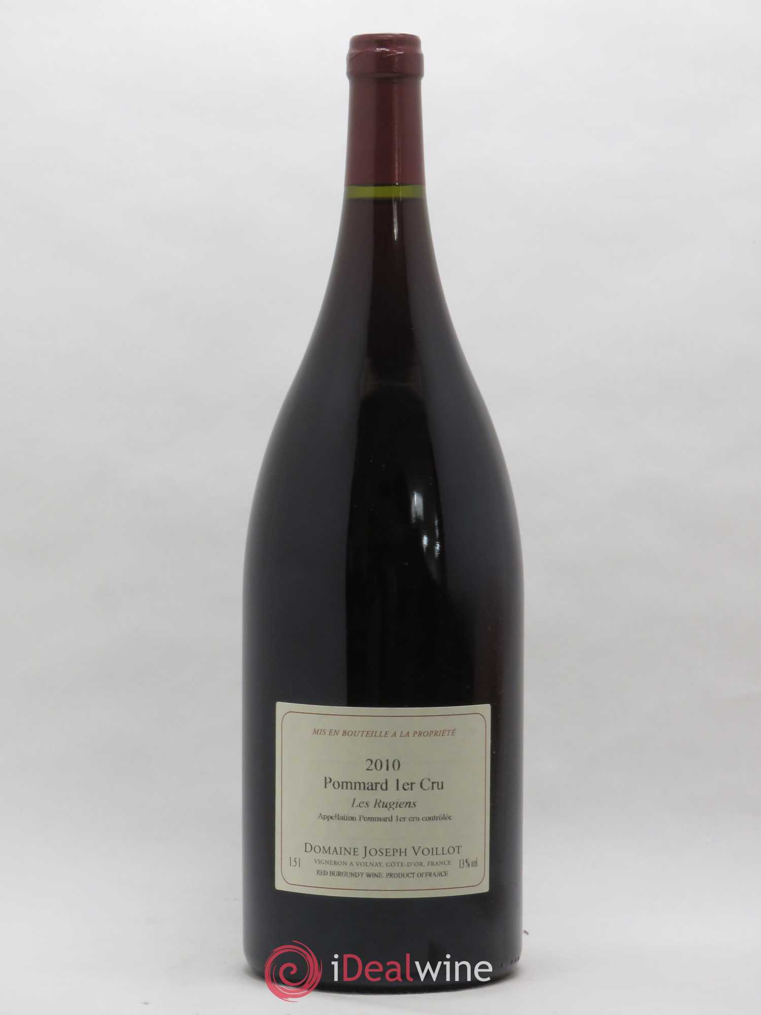 Pommard 1er Cru Les Rugiens Joseph Voillot (Domaine) 2010 - Lot de 1 magnum - 0