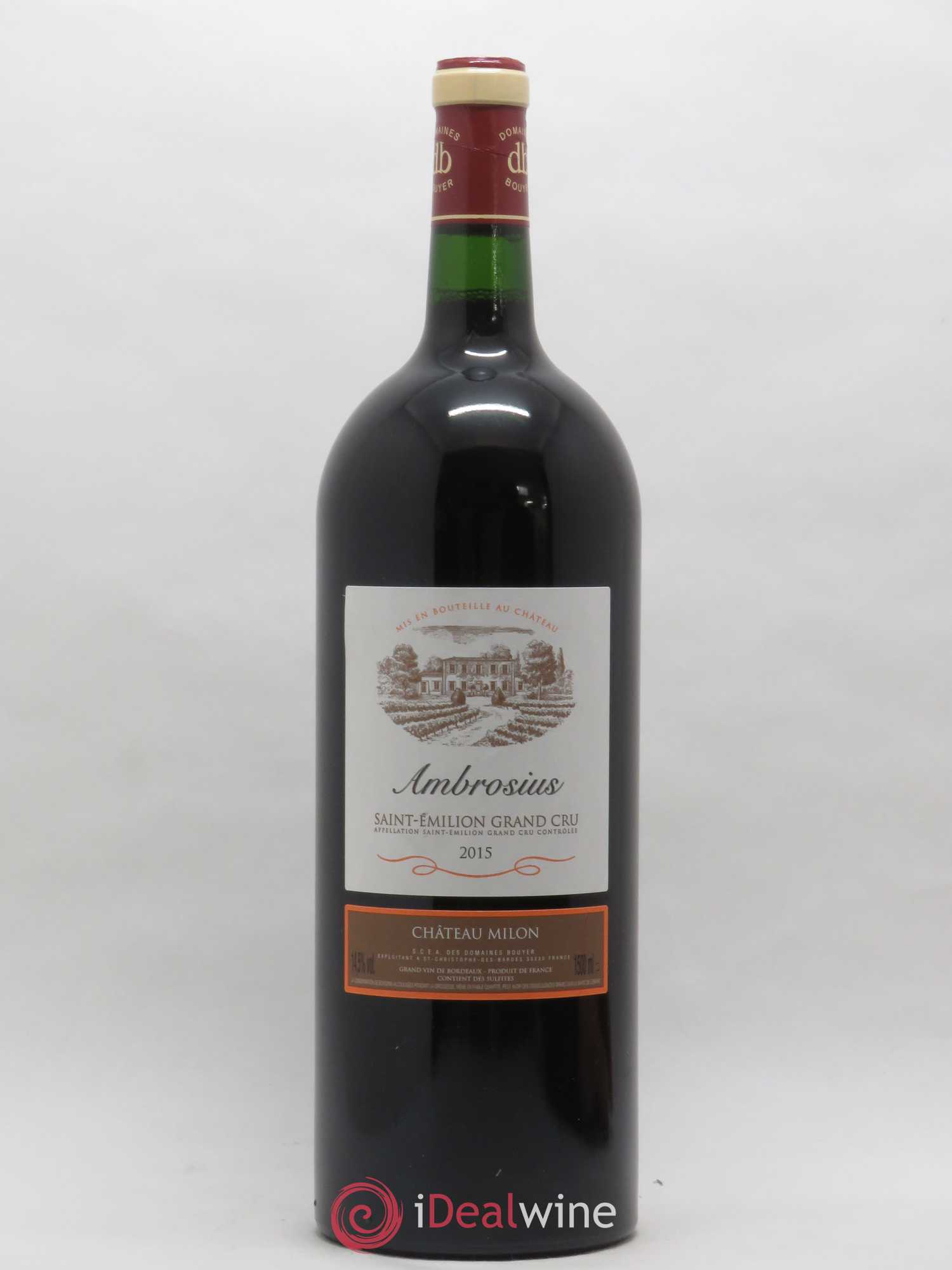 Saint-Émilion Grand Cru Ambrosius Château Milon 2015 - Posten von 1 Magnum - 0