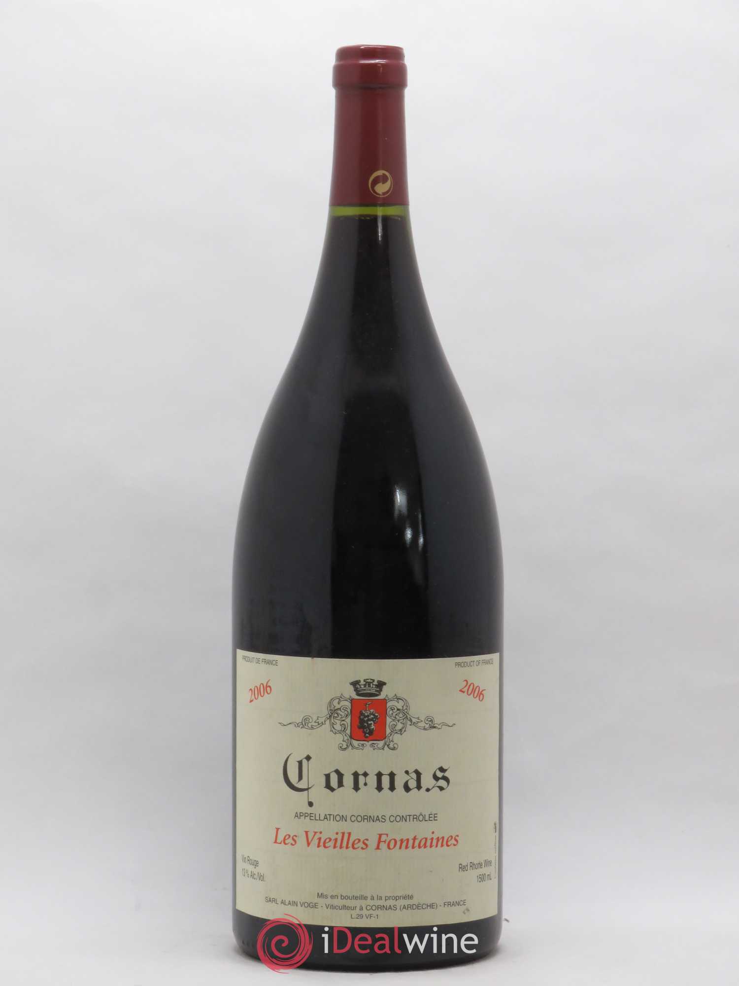 Cornas Les Vieilles Fontaines Alain Voge (Domaine) 2006 - Lot de 1 magnum - 0