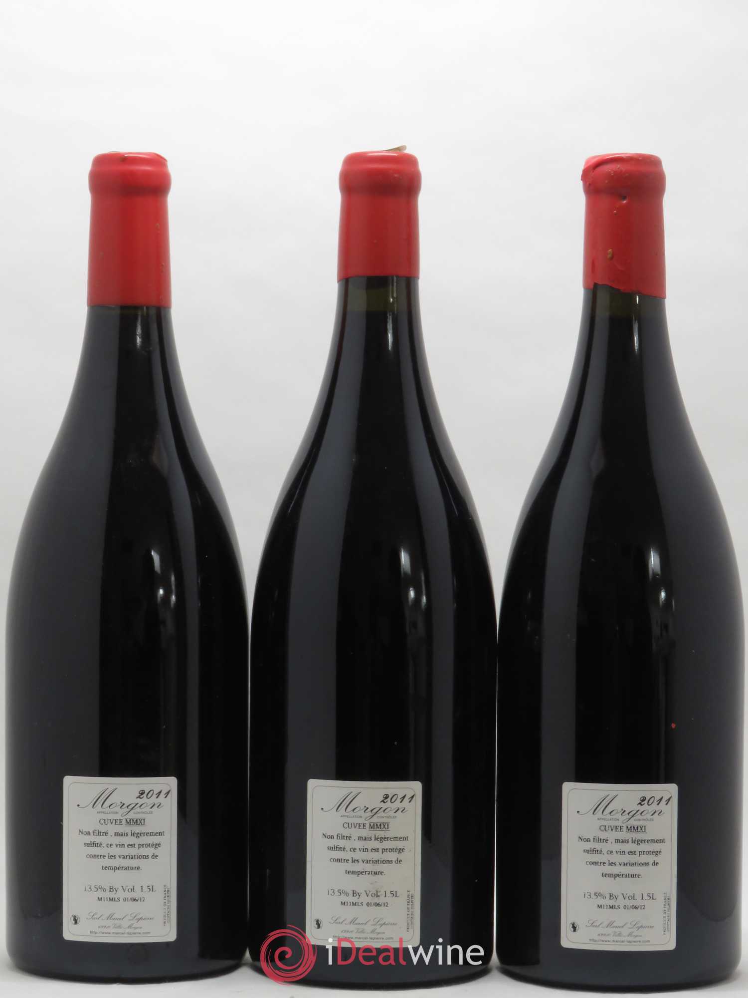 Morgon Cuvée Marcel Lapierre Marcel Lapierre (Domaine) 2011 - Lot de 3 magnums - 1