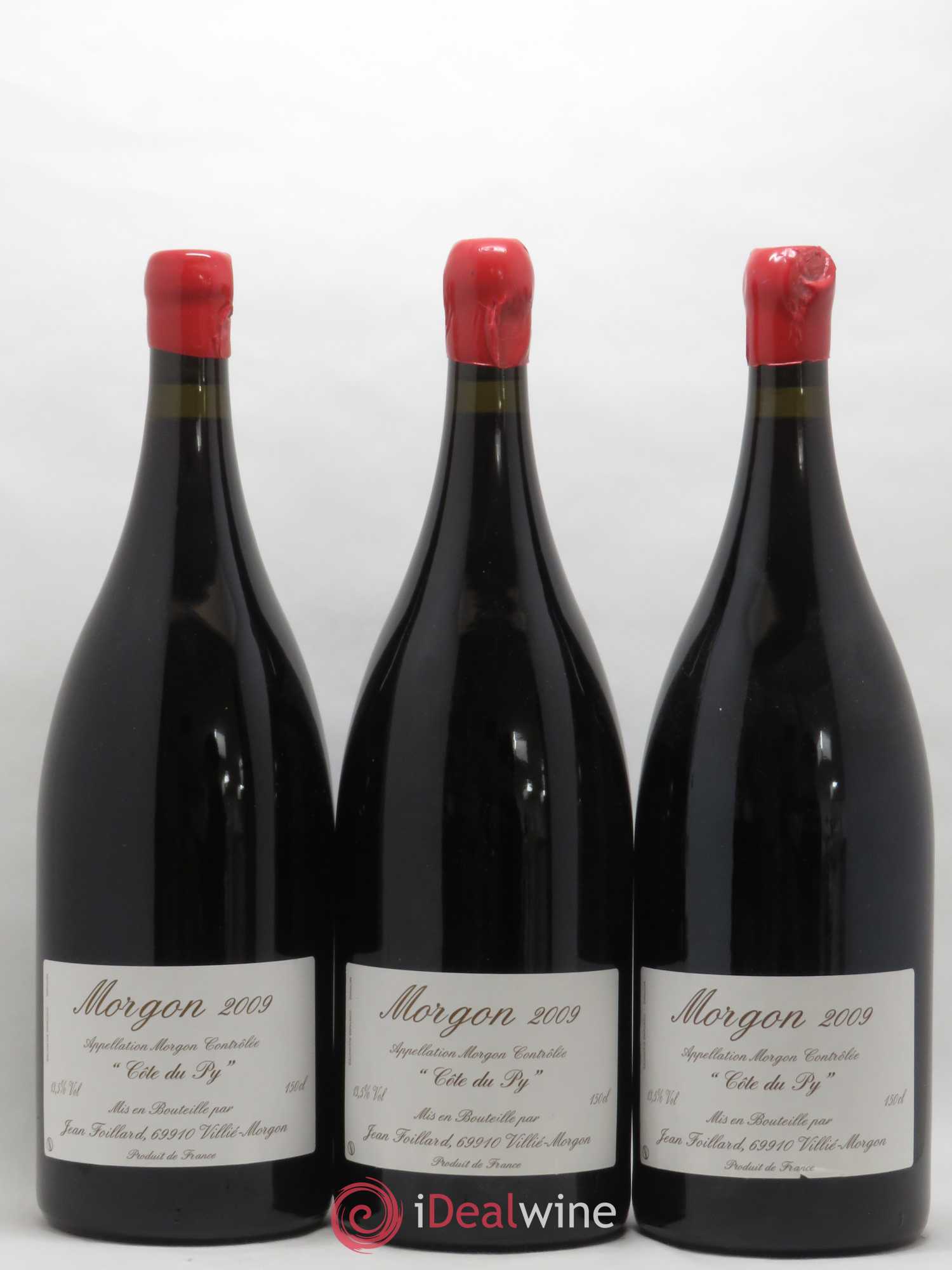 Morgon Côte du Py Jean Foillard 2009 - Lot de 3 magnums - 0