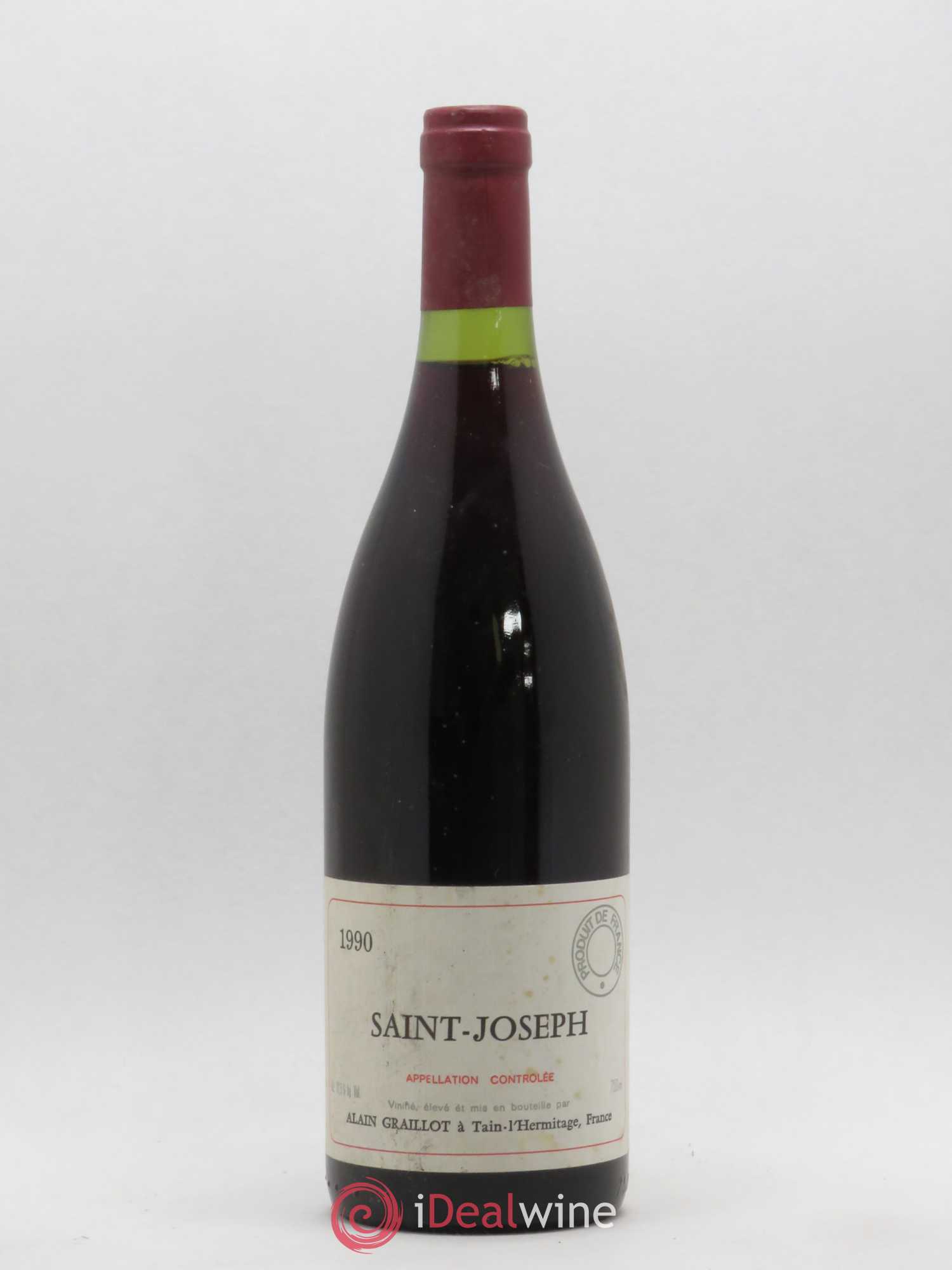 Saint-Joseph Domaine Graillot 1990 - Lot de 1 bouteille - 0