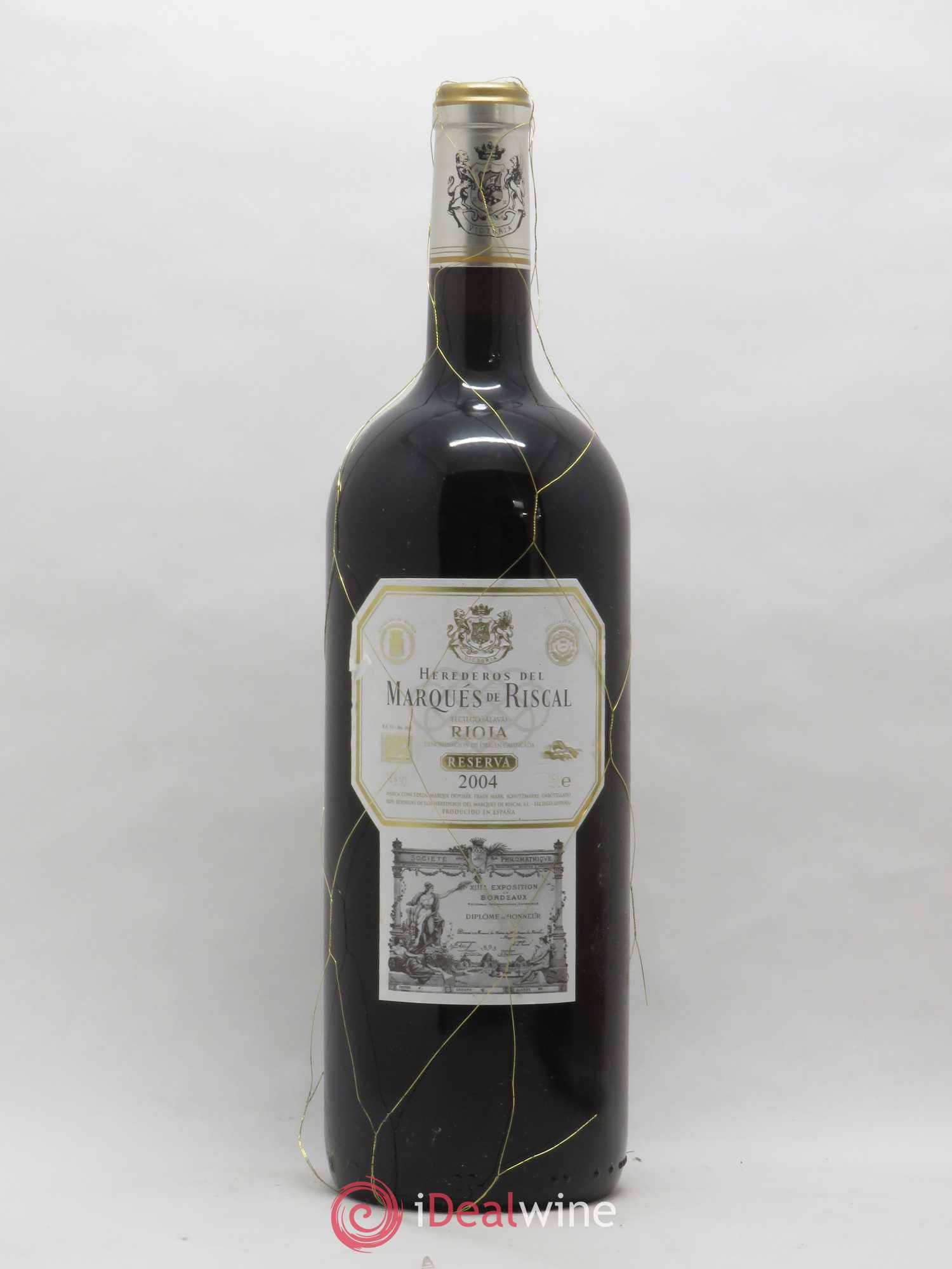 Rioja DOCA Reserva Marqués de Riscal 2004 - Posten von 1 Magnum - 0