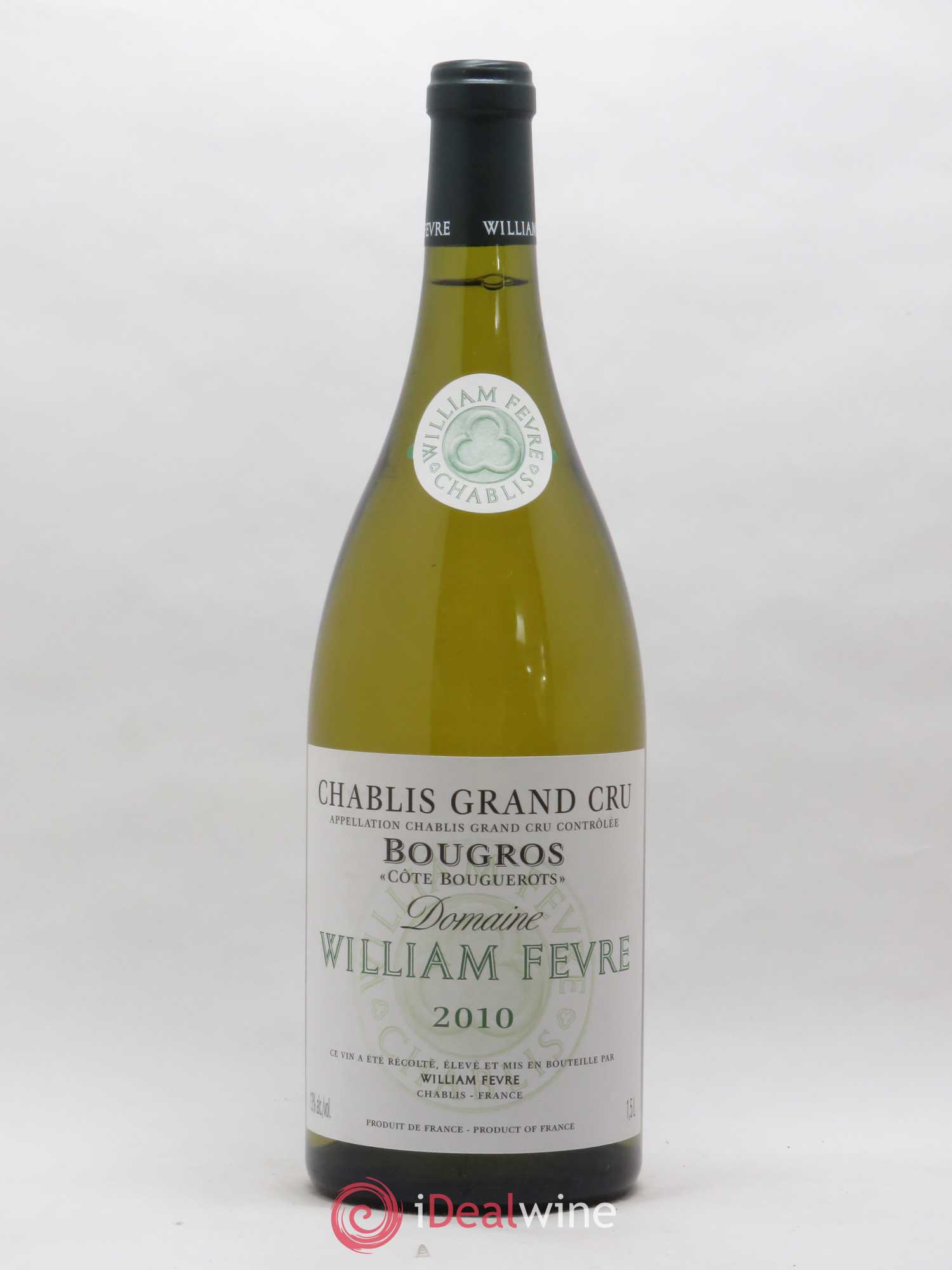 Chablis Grand Cru Bougros Côte Bouguerots William Fèvre Côtes Bouguerots 2010 - Posten von 1 Magnum - 0