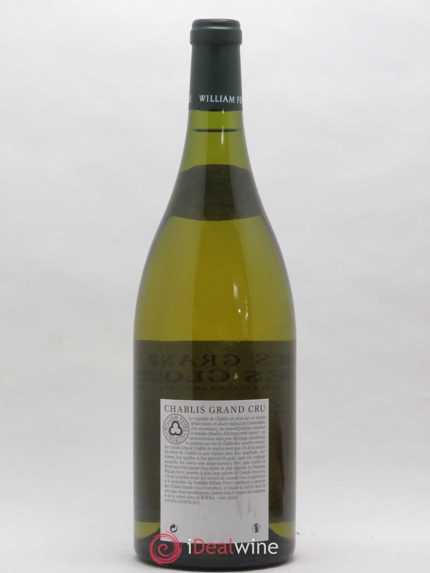 Chablis Grand Cru Les Clos William Fèvre 2008 - Lot de 1 magnum - 1