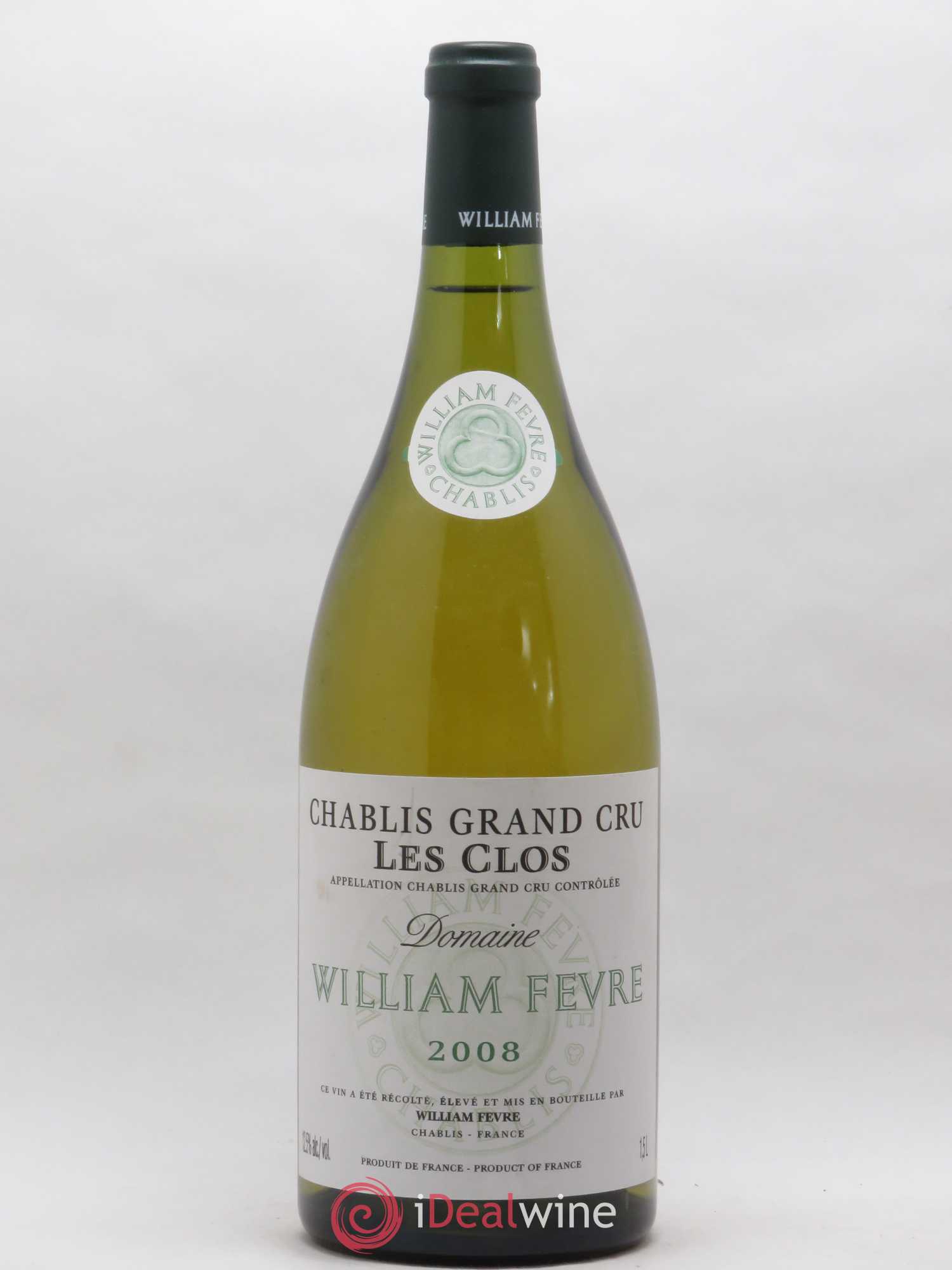 Chablis Grand Cru Les Clos William Fèvre 2008 - Lot de 1 magnum - 0