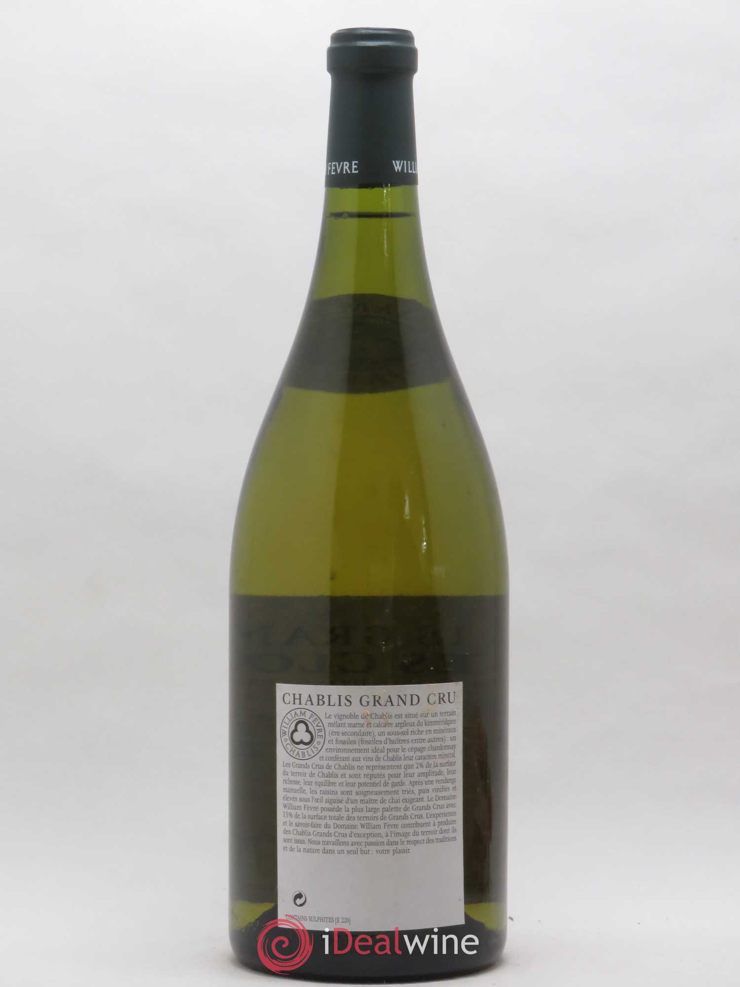 Chablis Grand Cru Les Clos William Fèvre 2004 - Lot de 1 magnum - 1