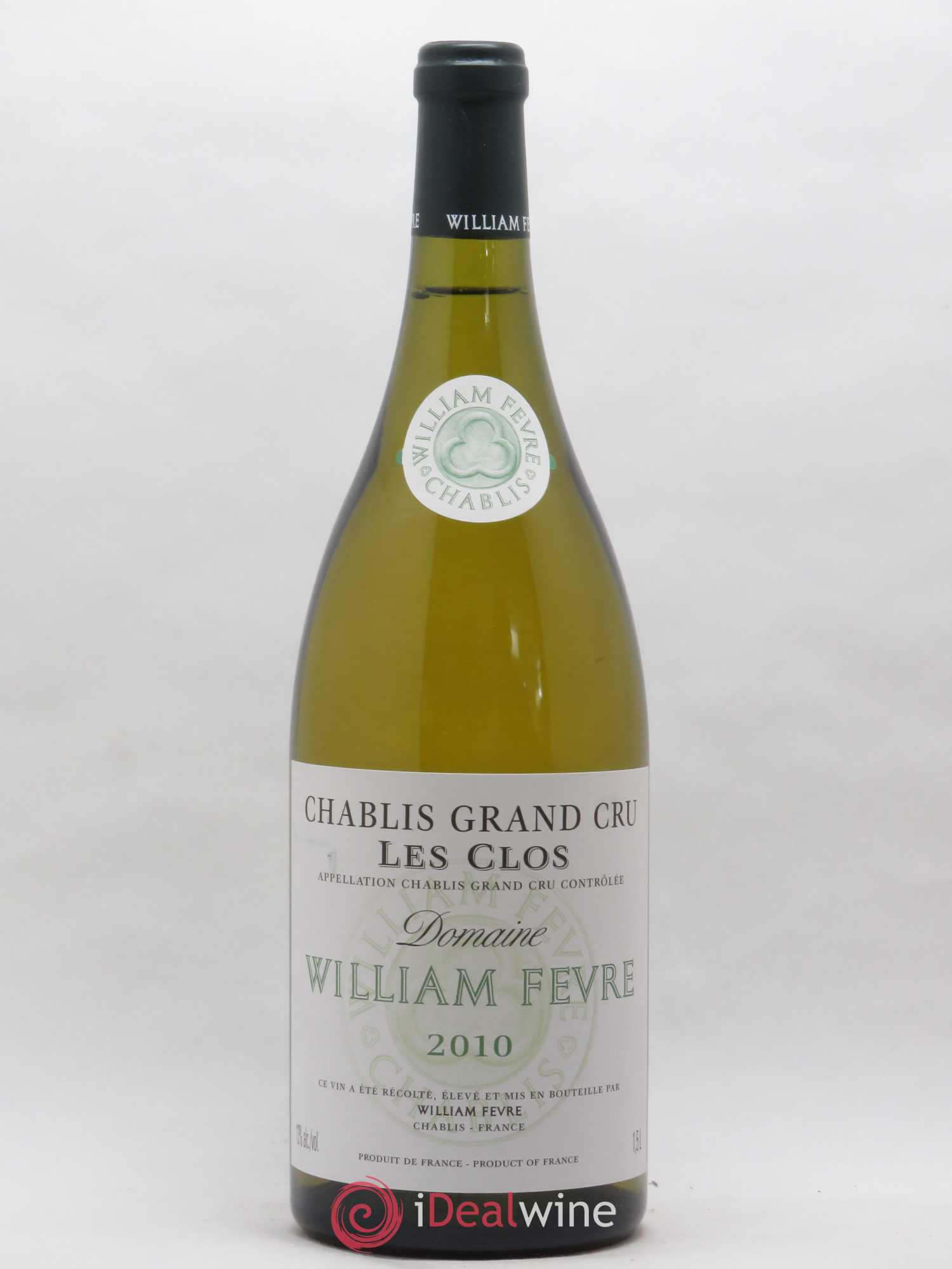 Chablis Grand Cru Les Clos William Fèvre 2010 - Lot de 1 magnum - 0