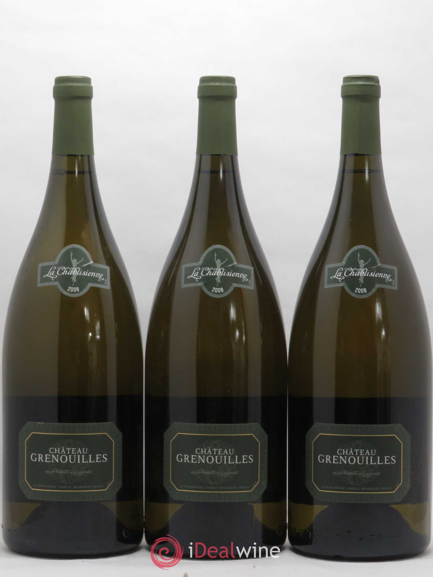 Chablis Grand Cru Grenouilles Château Grenouille - La Chablisienne 2008 - Lot de 3 magnums - 0