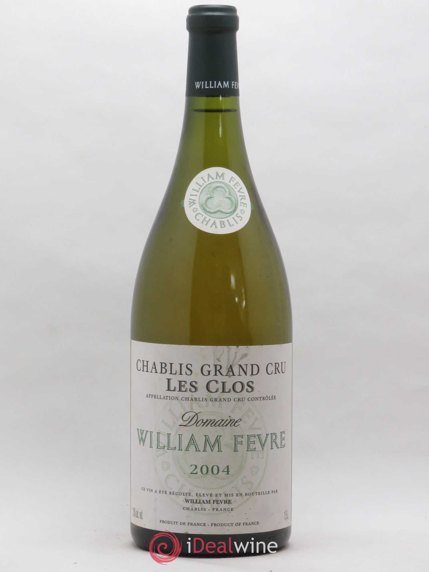 Chablis Grand Cru Les Clos William Fèvre 2004 - Lot de 1 magnum - 0