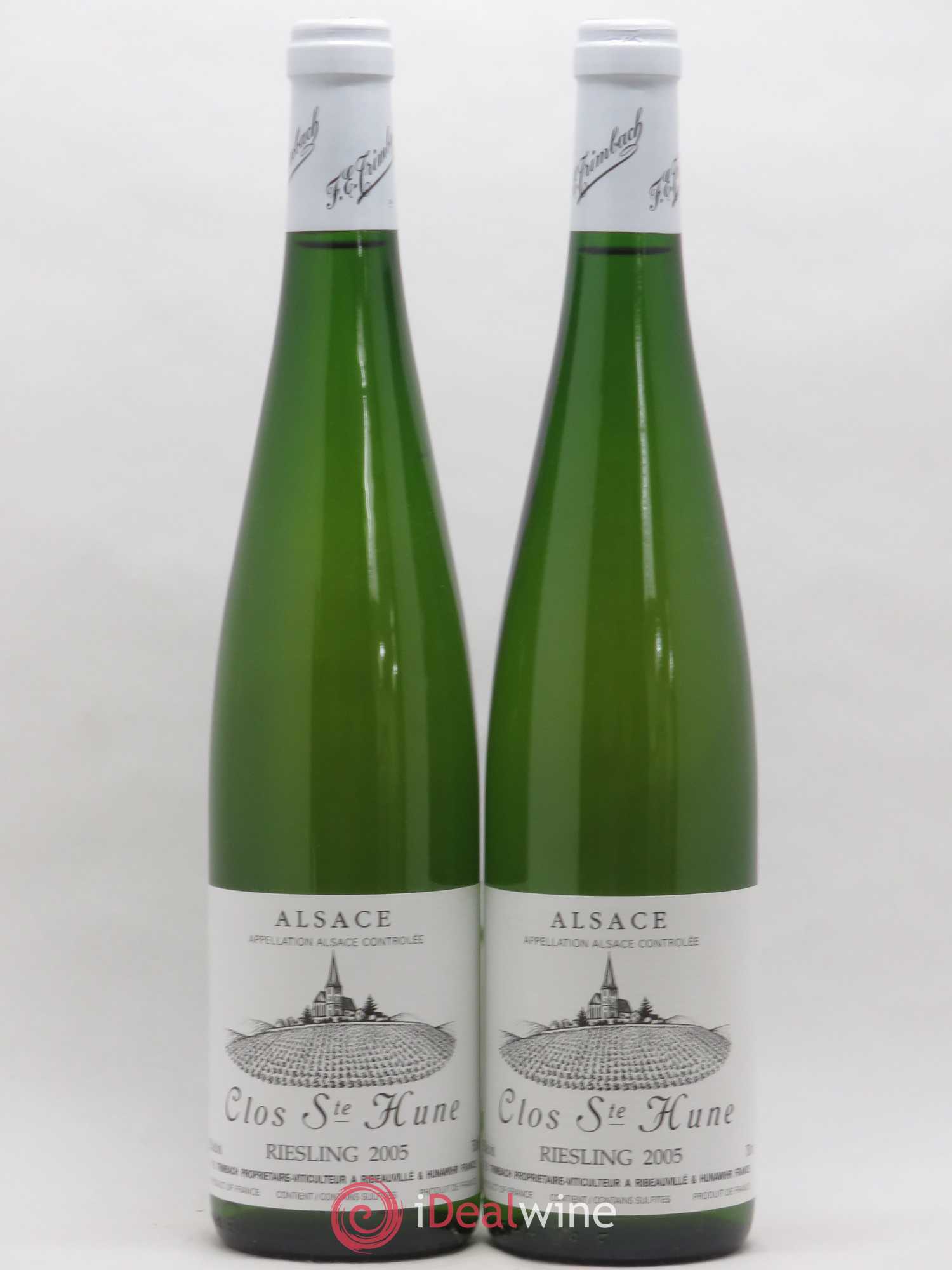 Alsace Riesling Clos Sainte-Hune Trimbach (Domaine) 2005 - Lot de 2 bouteilles - 0