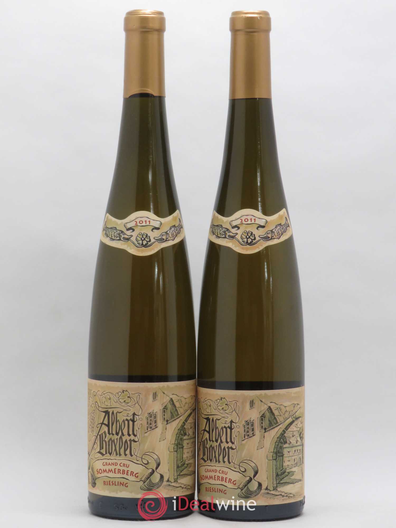 Alsace Riesling Grand Cru Sommerberg Albert Boxler 2011 - Lot de 2 bouteilles - 0