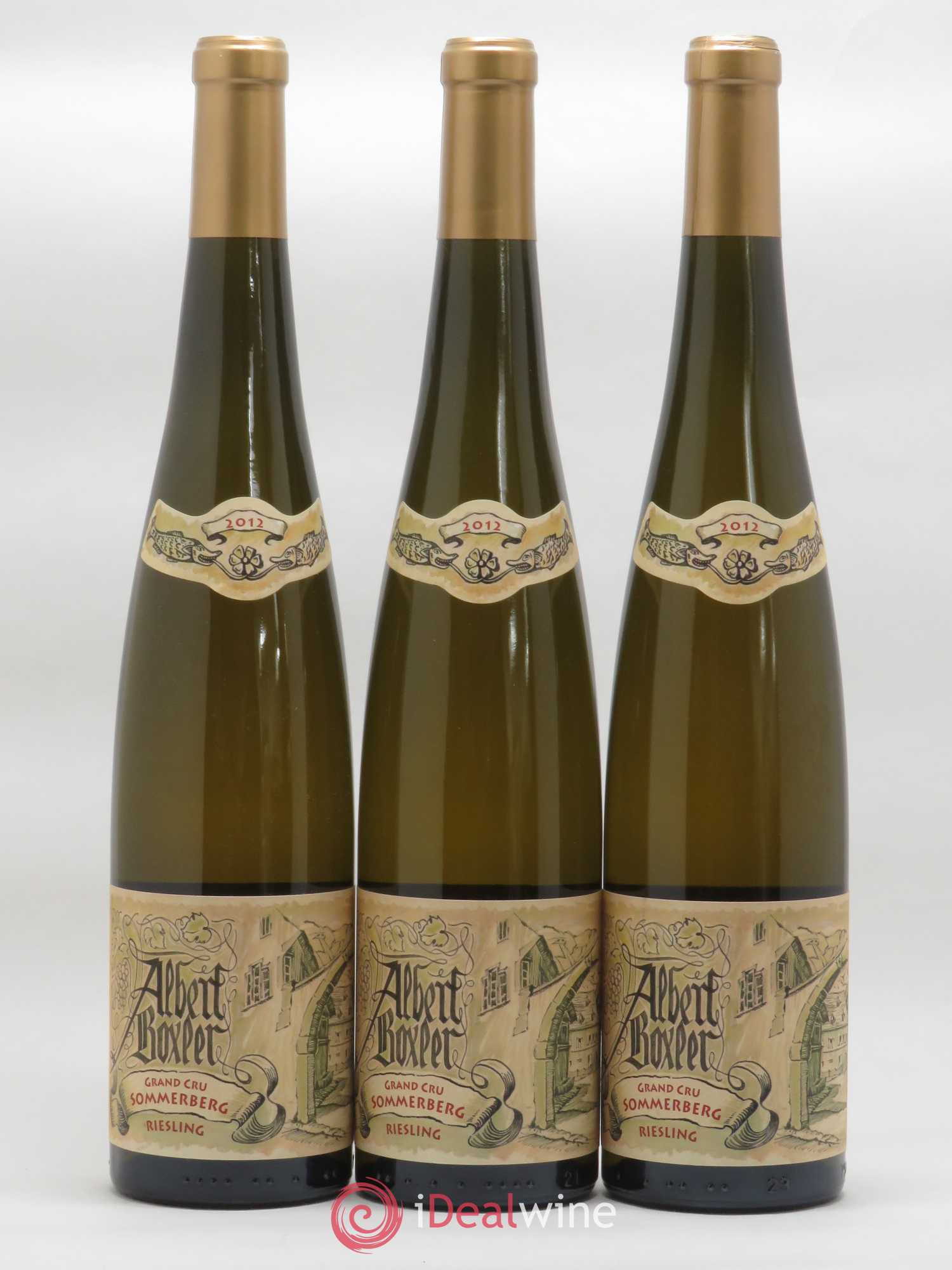Riesling Grand Cru Sommerberg Albert Boxler 2012 - Lot de 3 bouteilles - 0