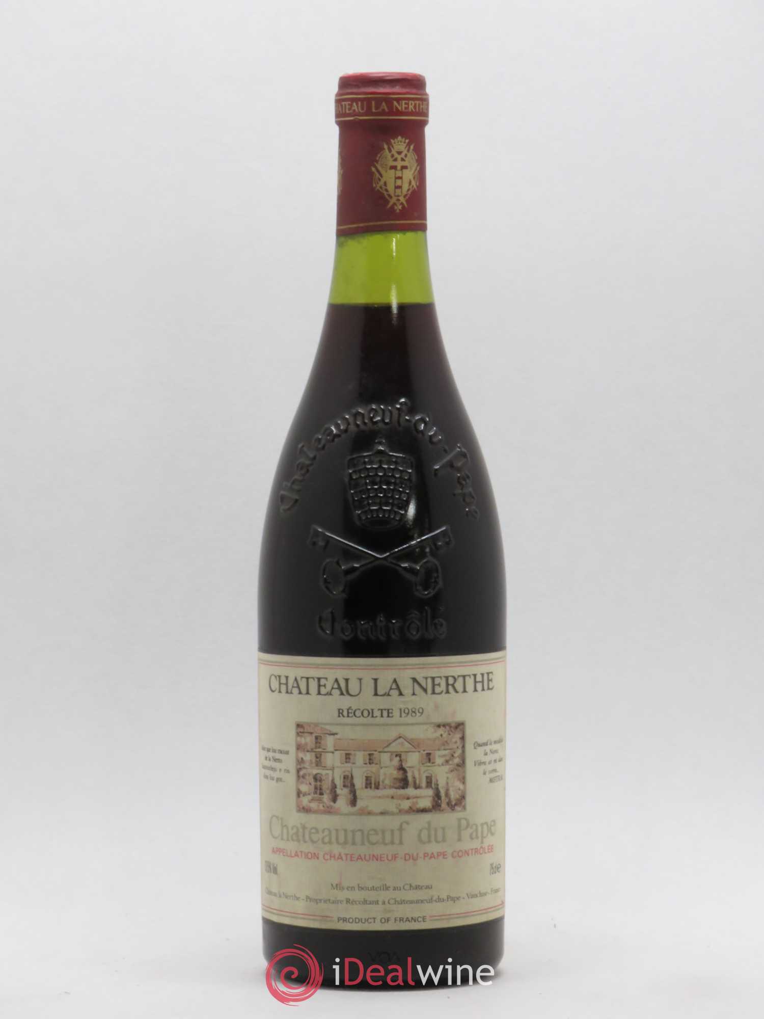 Châteauneuf-du-Pape Château la Nerthe Famille Richard 1989 - Lot de 1 bouteille - 0