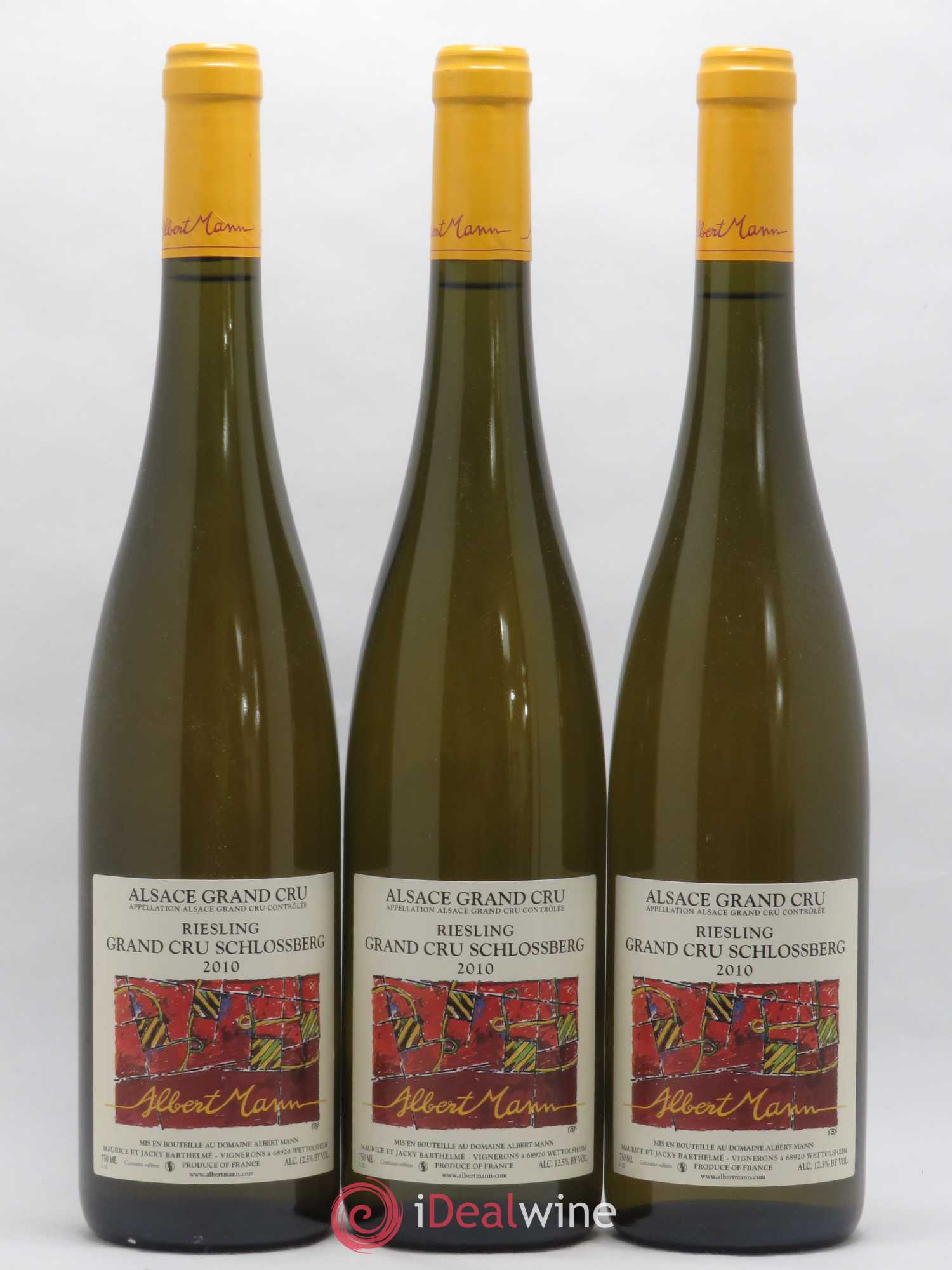 Alsace Riesling Grand Cru Schlossberg Albert Mann 2000 - Lot de 3 bouteilles - 0