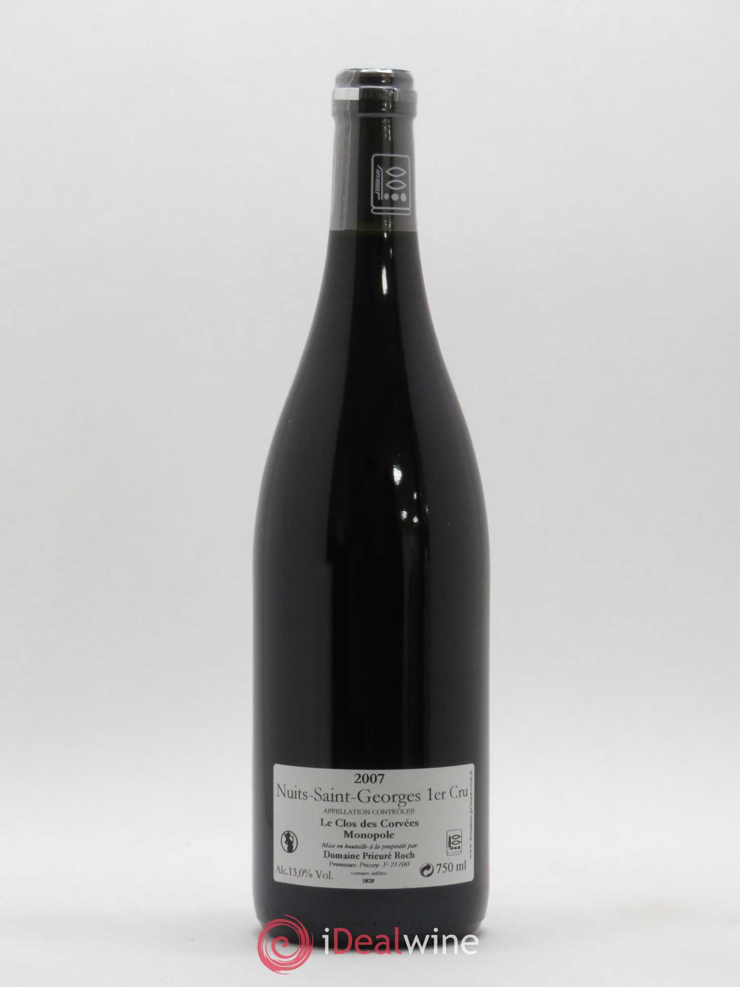 Nuits-Saint-Georges 1er Cru Le Clos des Corvées Prieuré Roch 2007 - Lot de 1 bouteille - 1
