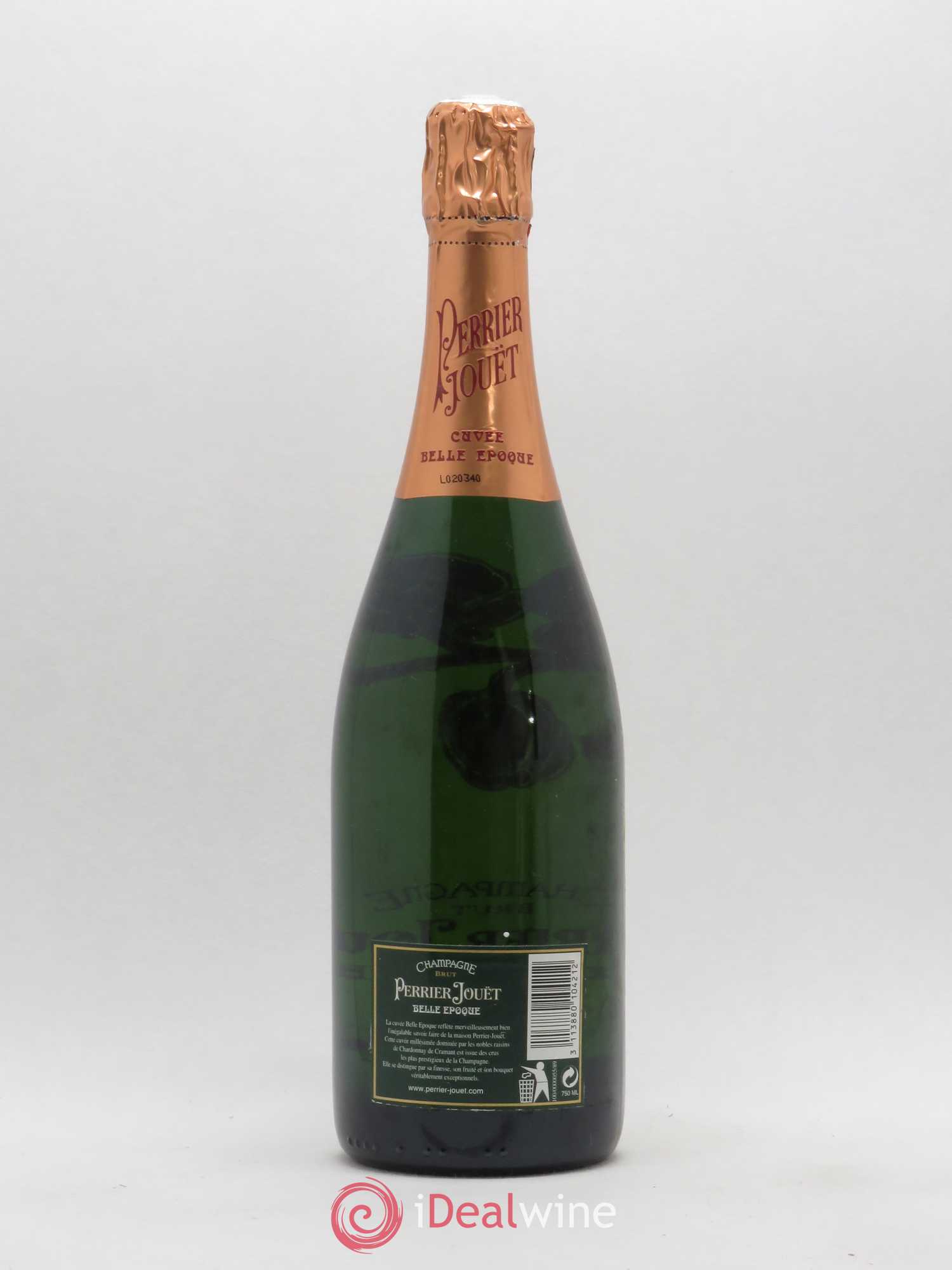 Cuvée Belle Epoque Brut Perrier-Jouët 1996 - Lot de 1 bouteille - 1