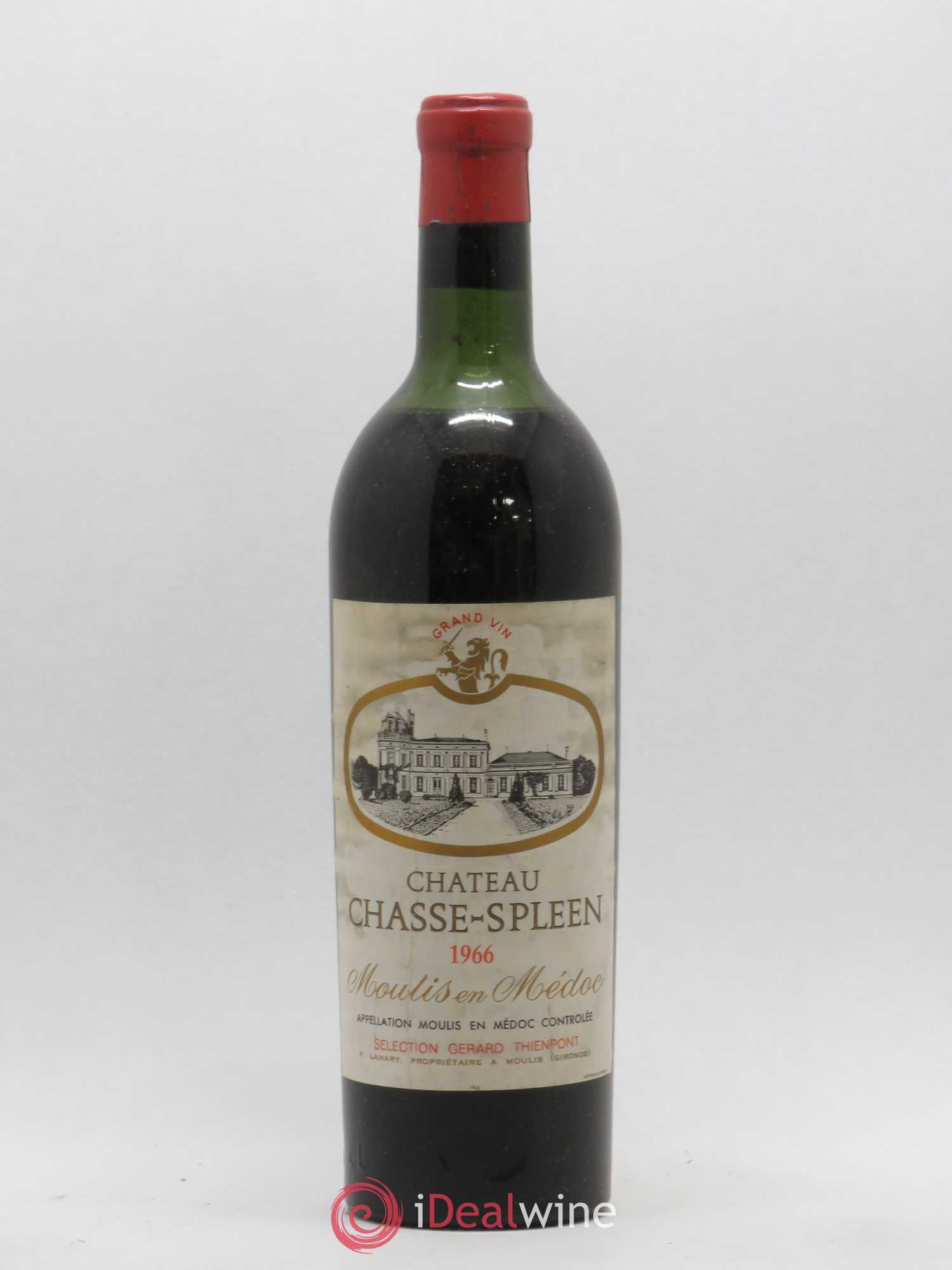 Château Chasse Spleen 1966 - Lot de 1 bouteille - 0