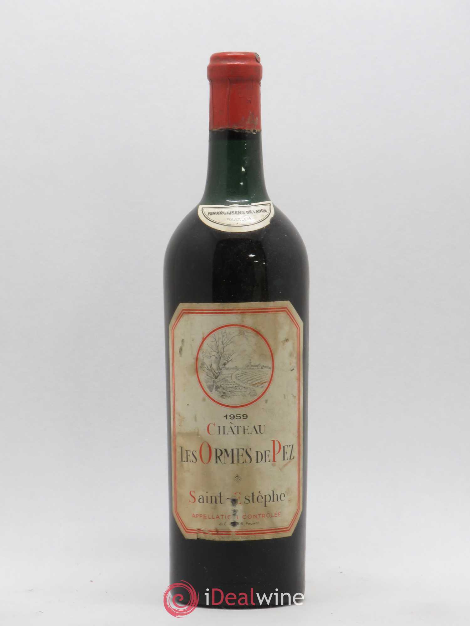 Château les Ormes de Pez 1959 - Lot de 1 bouteille - 0