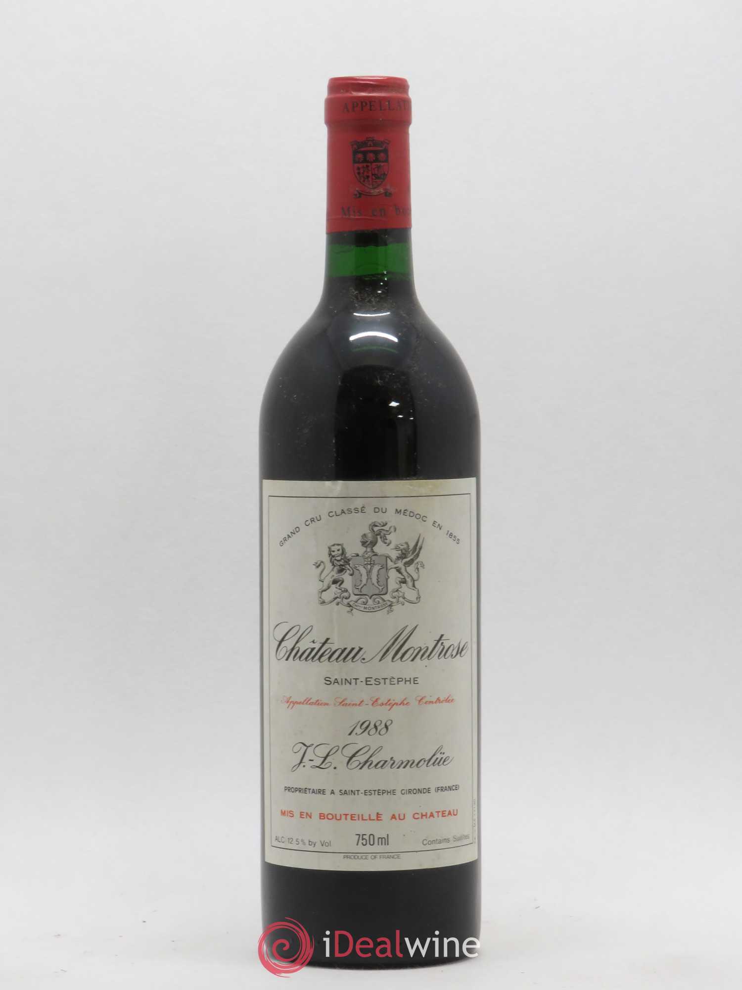 Château Montrose 2ème Grand Cru Classé 1988 - Lot de 1 bouteille - 0