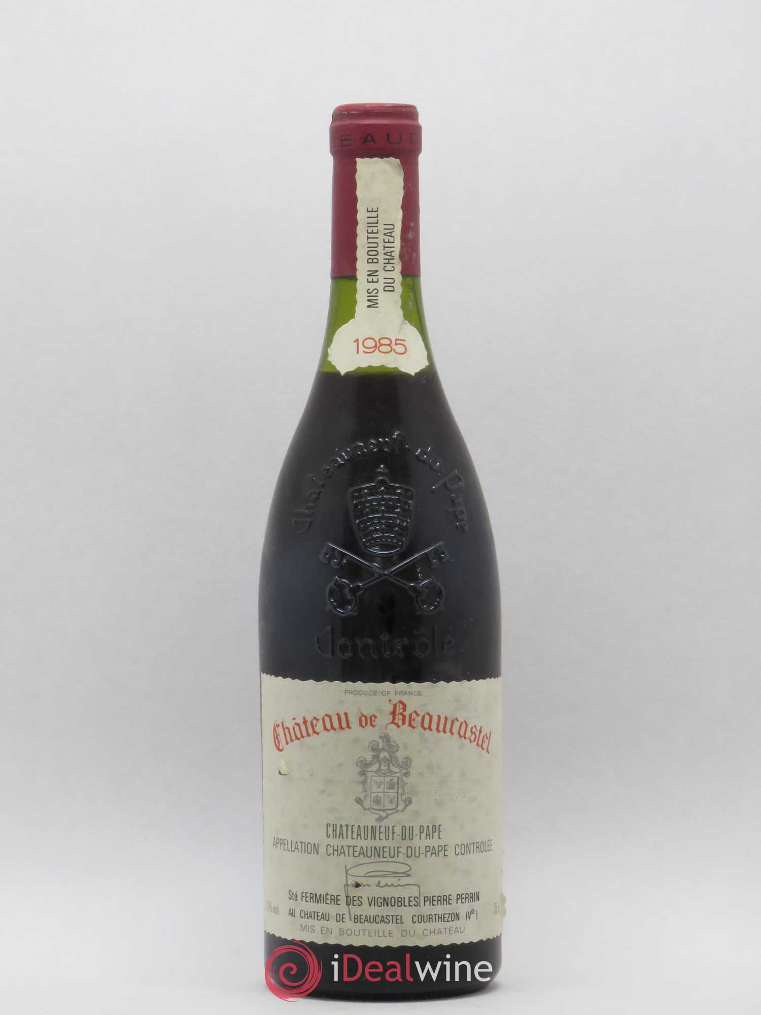 Châteauneuf-du-Pape Château de Beaucastel Famille Perrin 1985 - Lot de 1 bouteille - 0