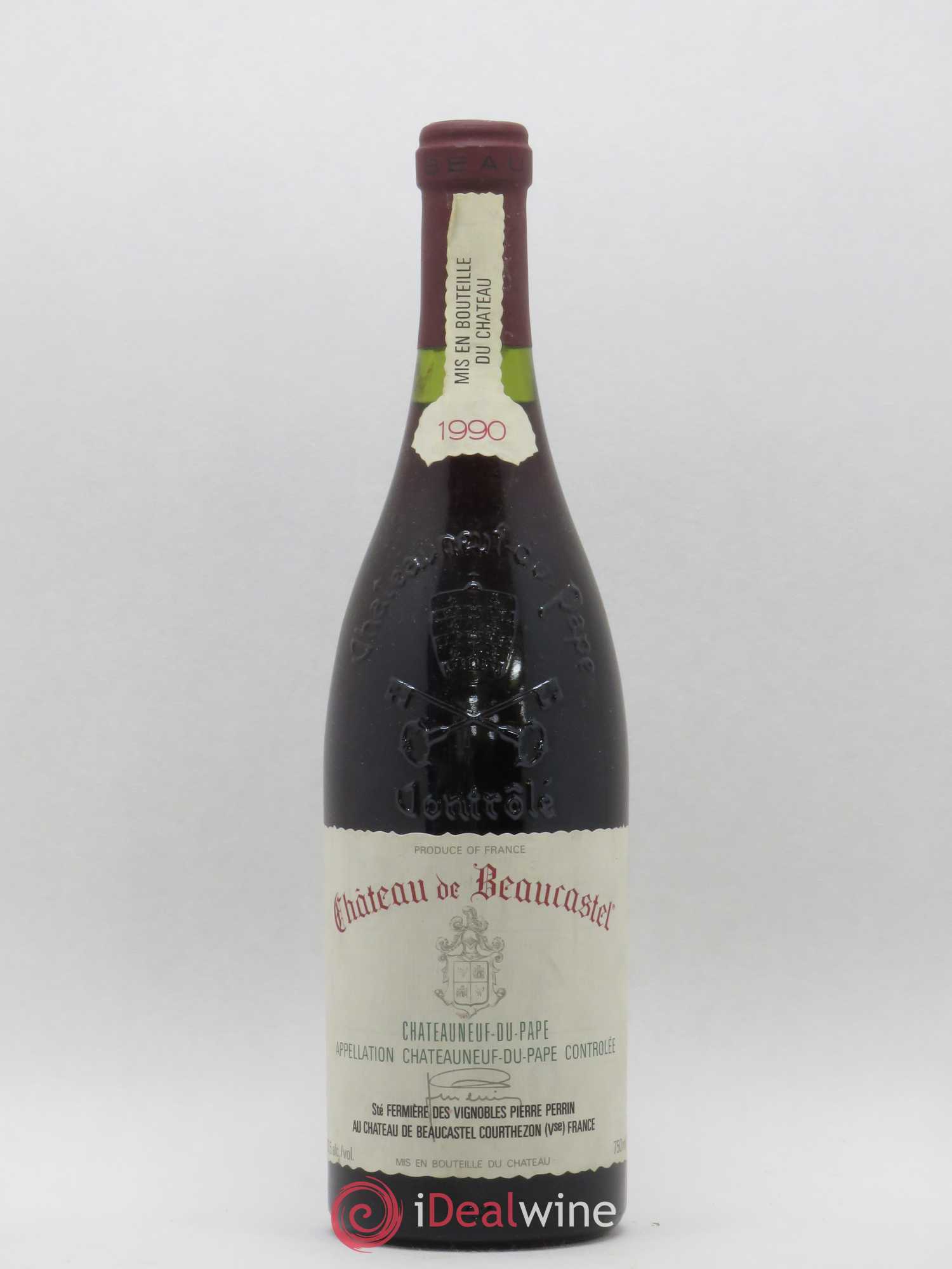Châteauneuf-du-Pape Château de Beaucastel Famille Perrin 1990 - Lot de 1 bouteille - 0