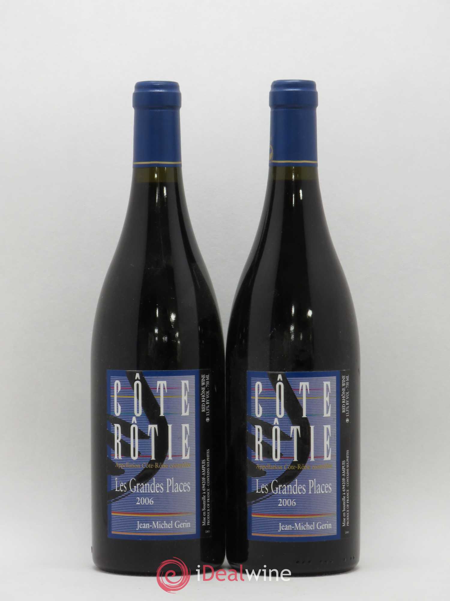 Côte-Rôtie Les Grandes Places Jean-Michel Gerin 2006 - Lot de 2 bouteilles - 0