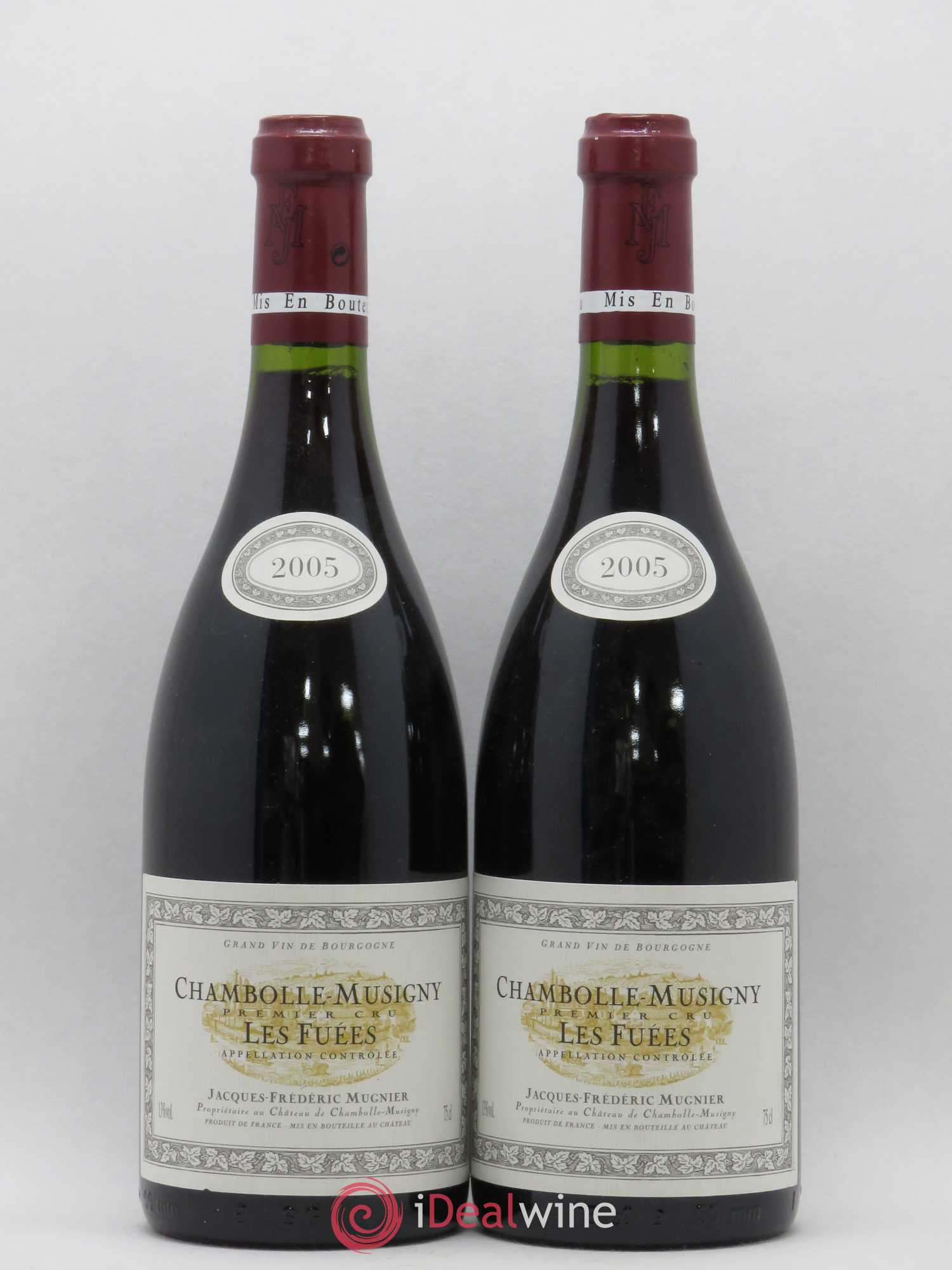 Chambolle-Musigny 1er Cru Les Fuées Jacques-Frédéric Mugnier 2005 - Lot de 2 bouteilles - 0