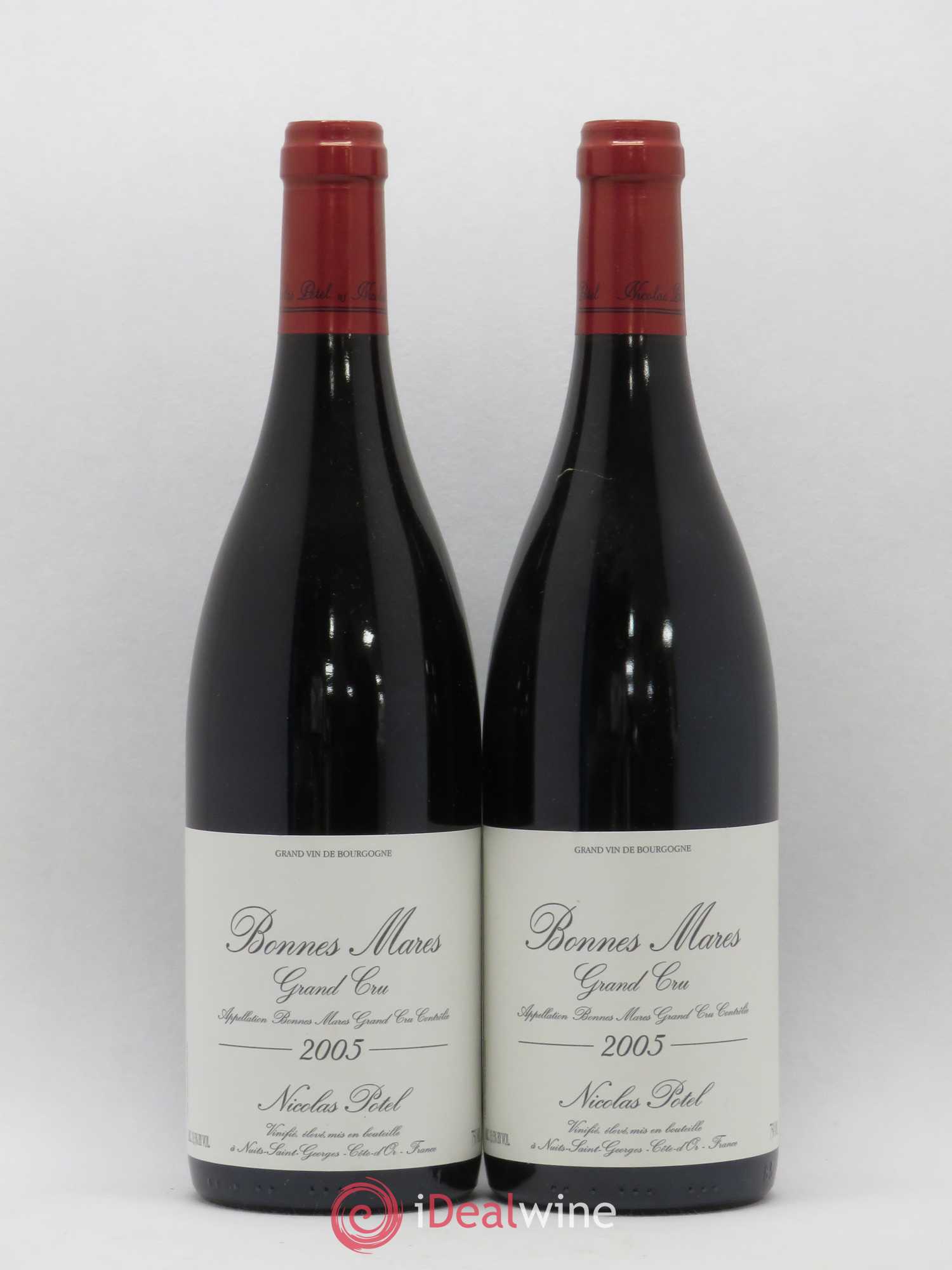 Bonnes-Mares Grand Cru Nicolas Potel 2005 - Lot de 2 bouteilles - 0